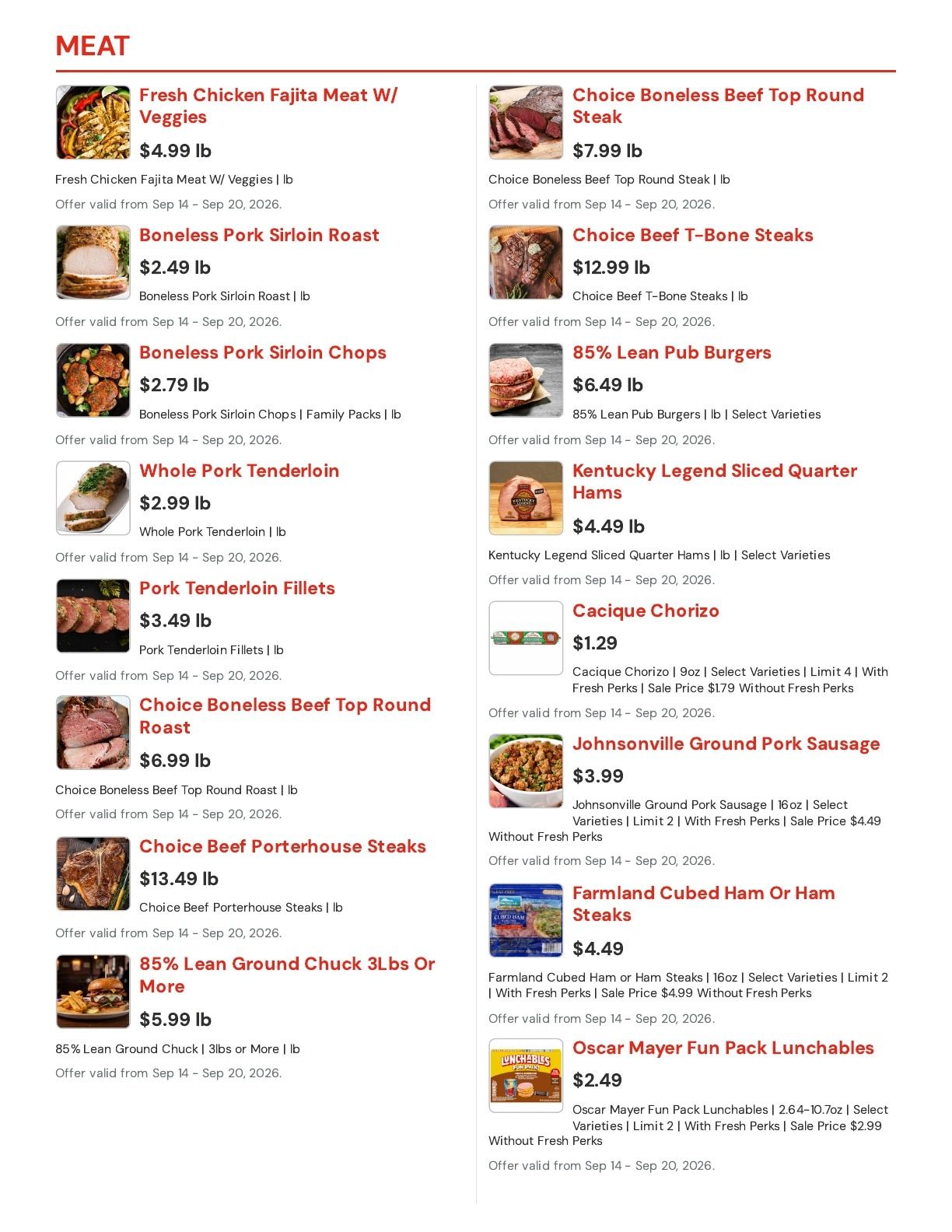 Hansen's IGA (East Troy, WI) Weekly Ad September 14 - 20, 2026