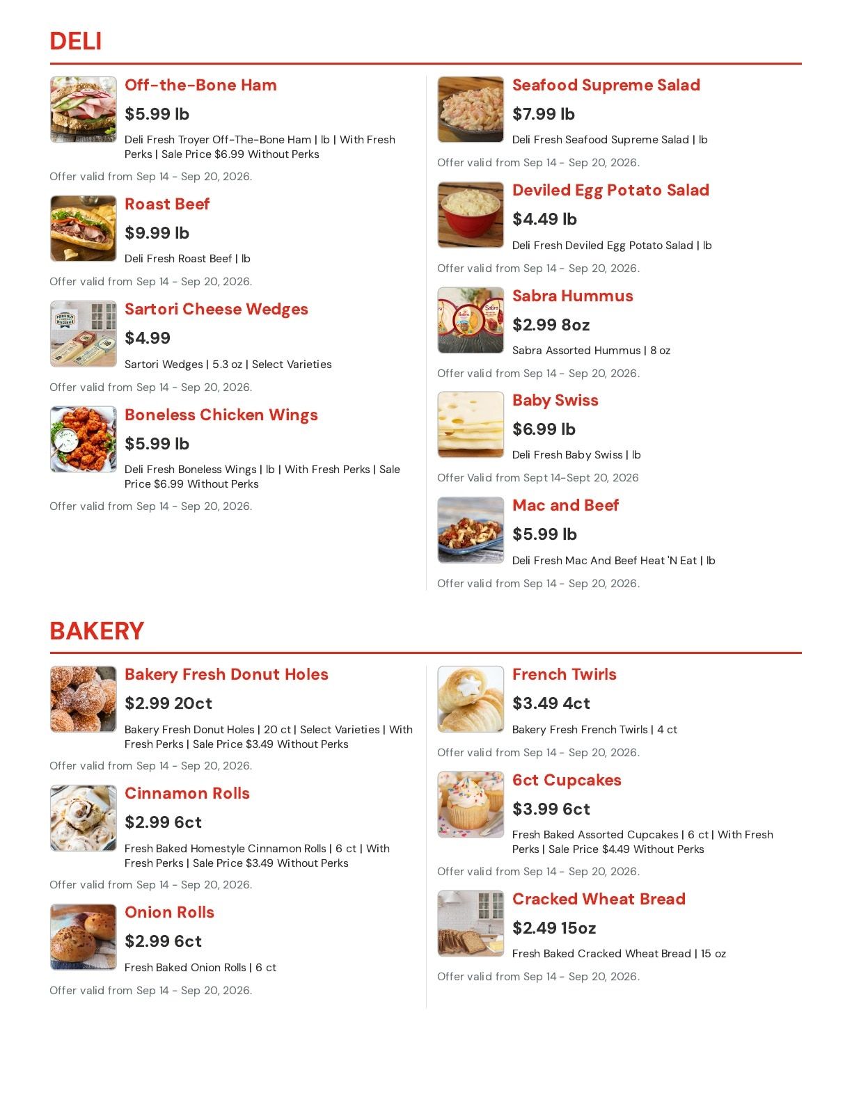 Hansen's IGA (East Troy, WI) Weekly Ad September 14 - 20, 2026