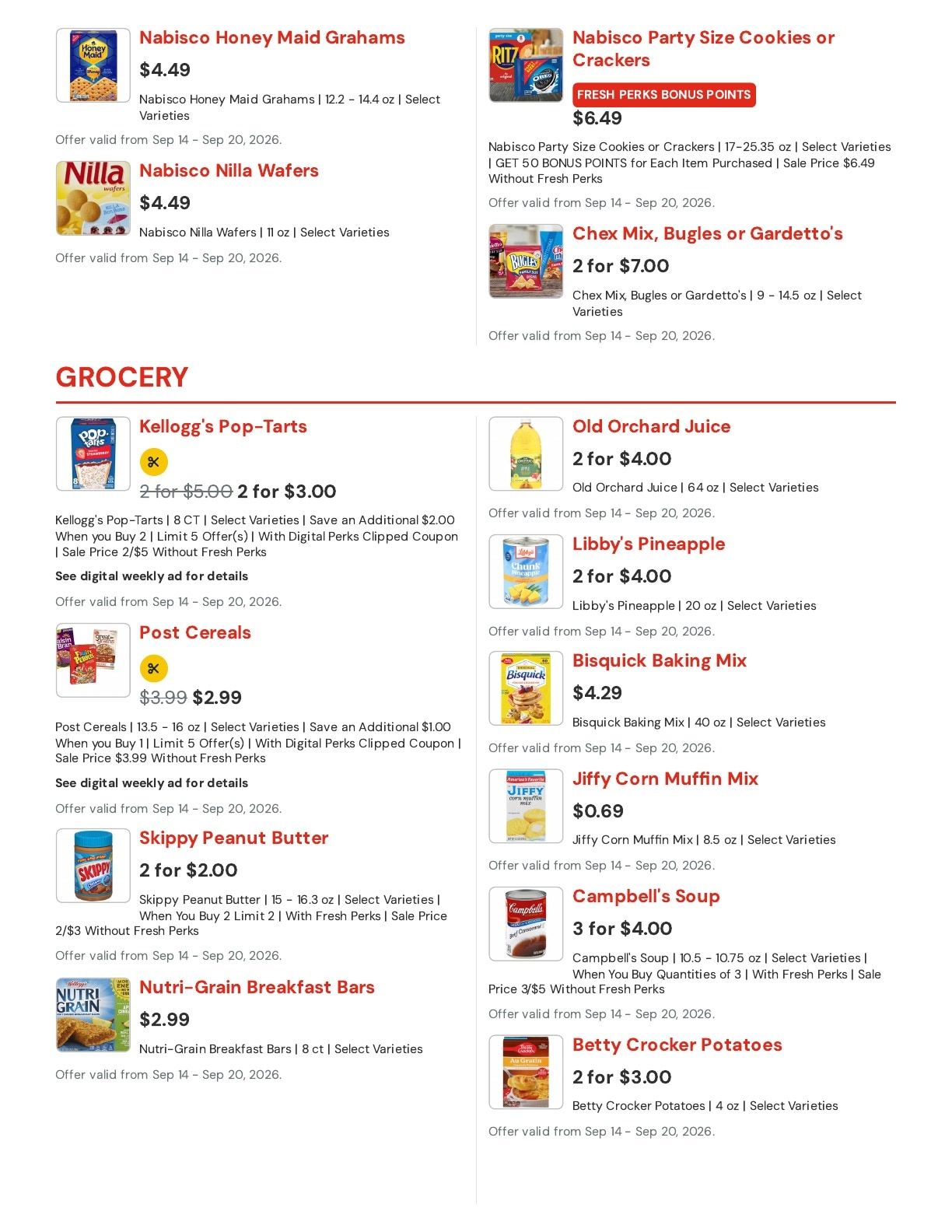 Hansen's IGA (East Troy, WI) Weekly Ad September 14 - 20, 2026