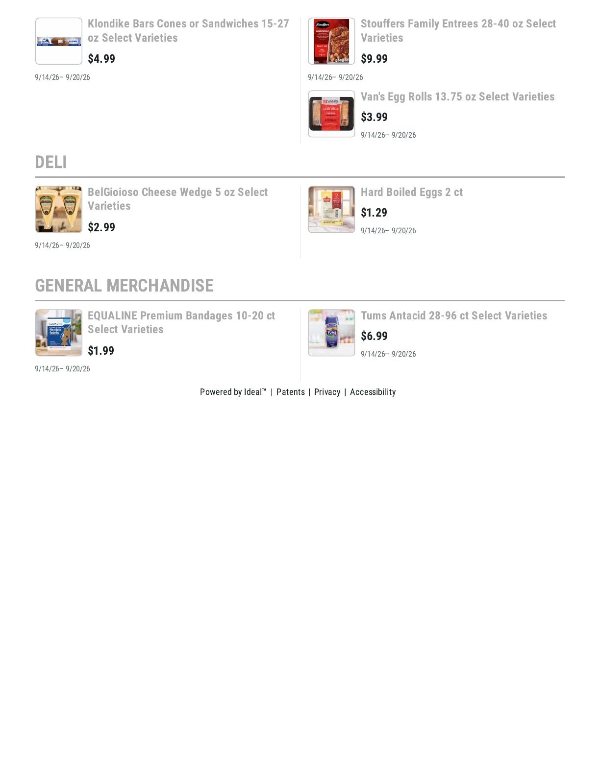 Barnesville Grocery Weekly Ad September 14 - 20, 2026
