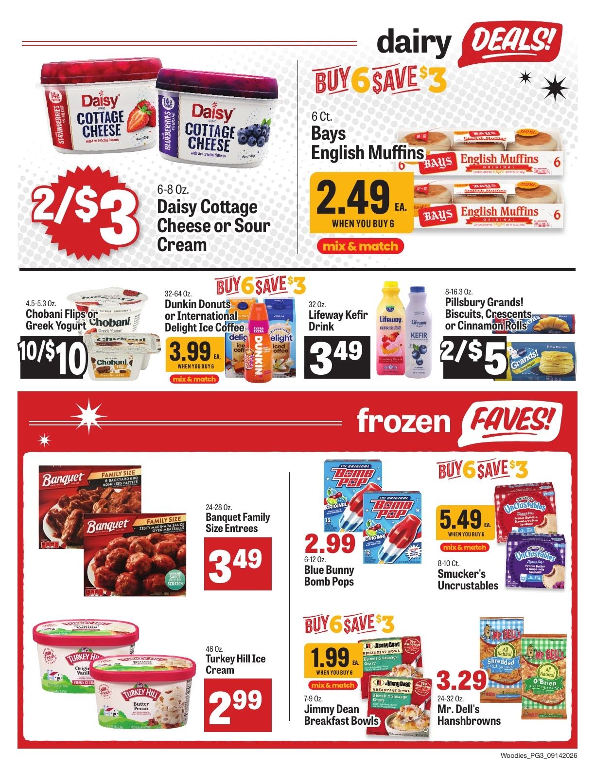 Woodie's Supermarket Weekly Ad September 14 - 20, 2026