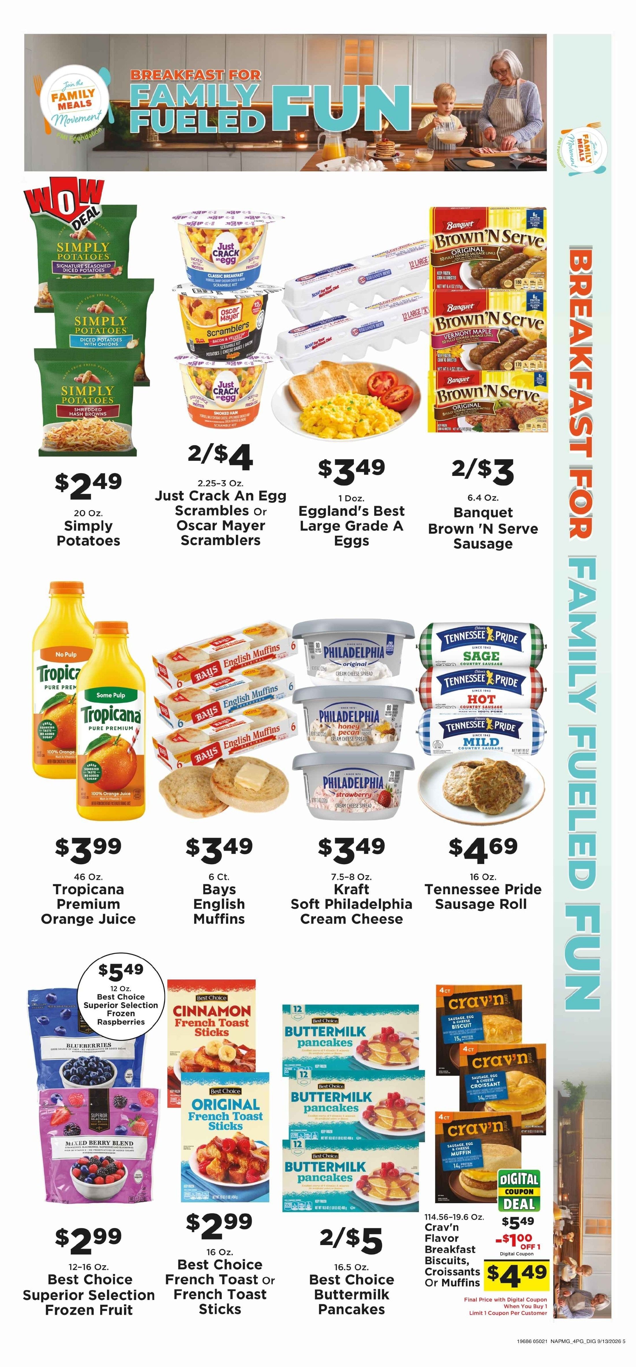Chappell's Hometown Foods Weekly Ad September 14 - 20, 2026