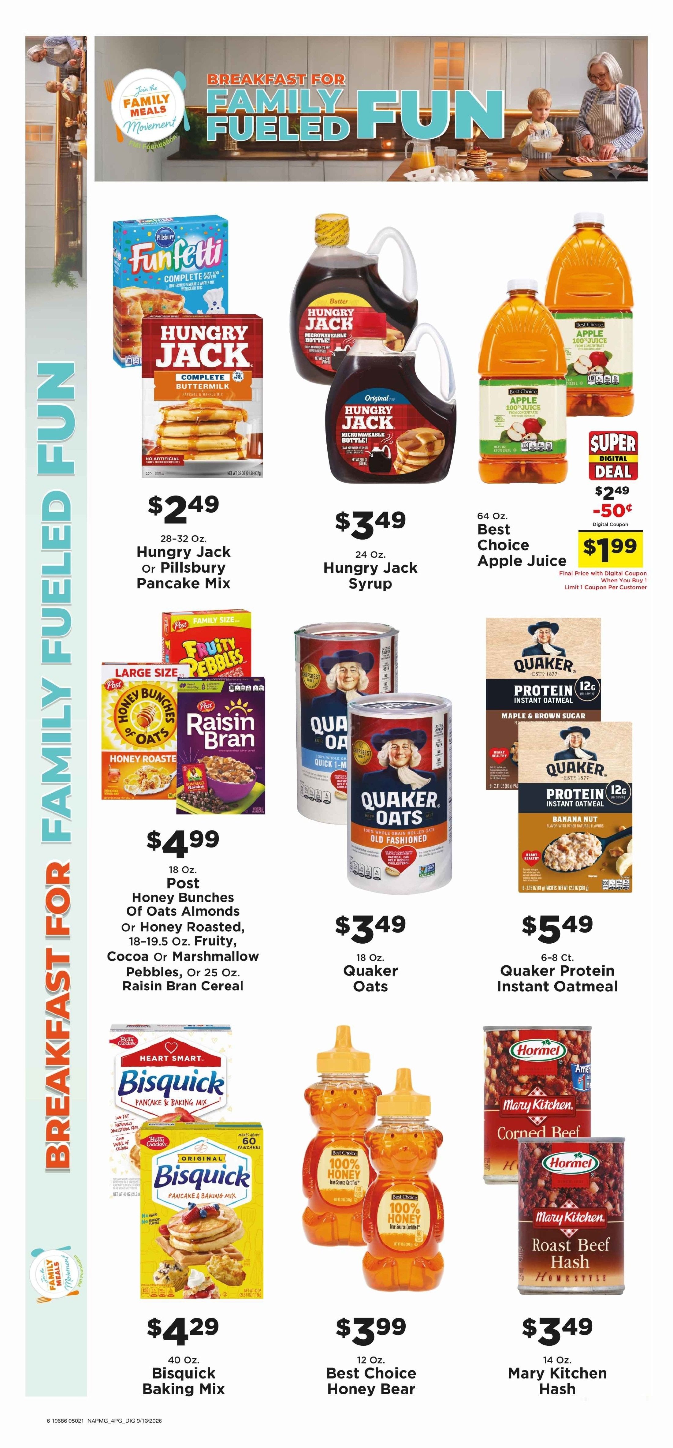 Chappell's Hometown Foods Weekly Ad September 14 - 20, 2026