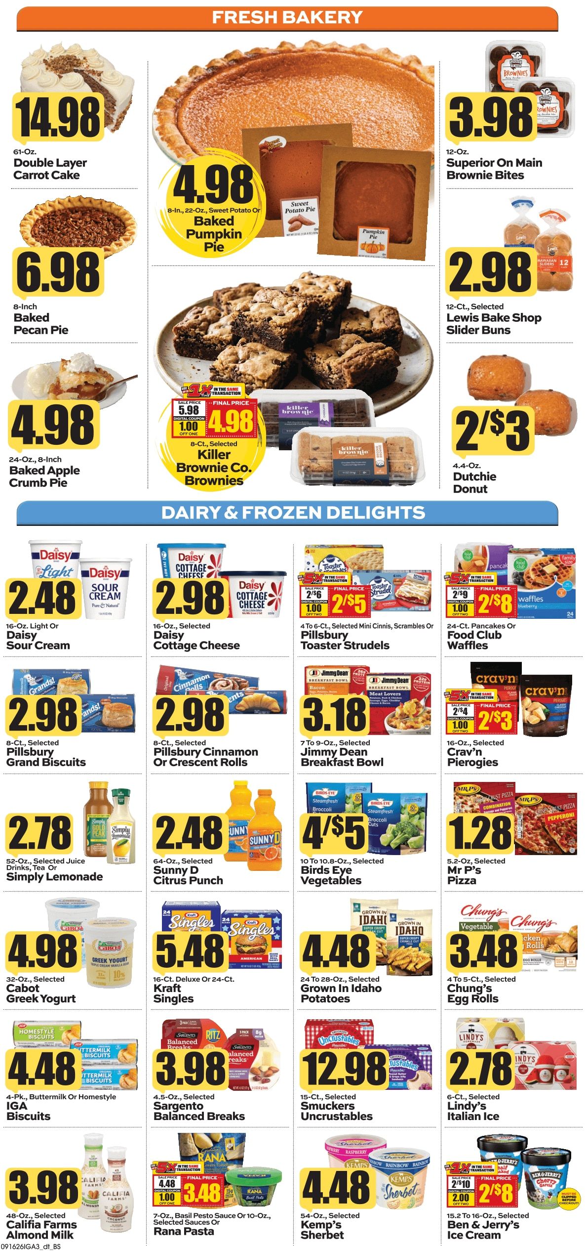 Ken's IGA Weekly Ad September 14 - 20, 2026