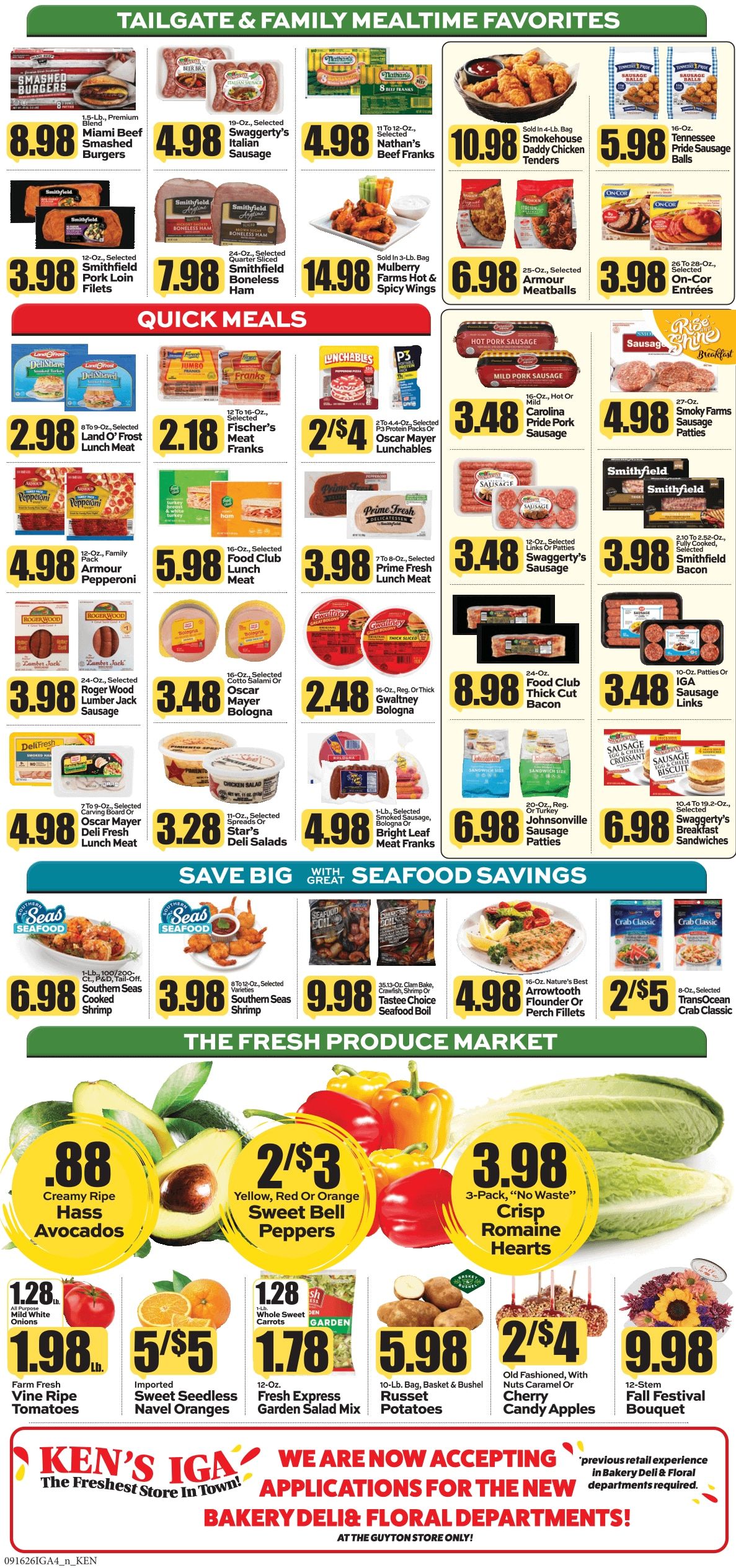 Ken's IGA Weekly Ad September 14 - 20, 2026