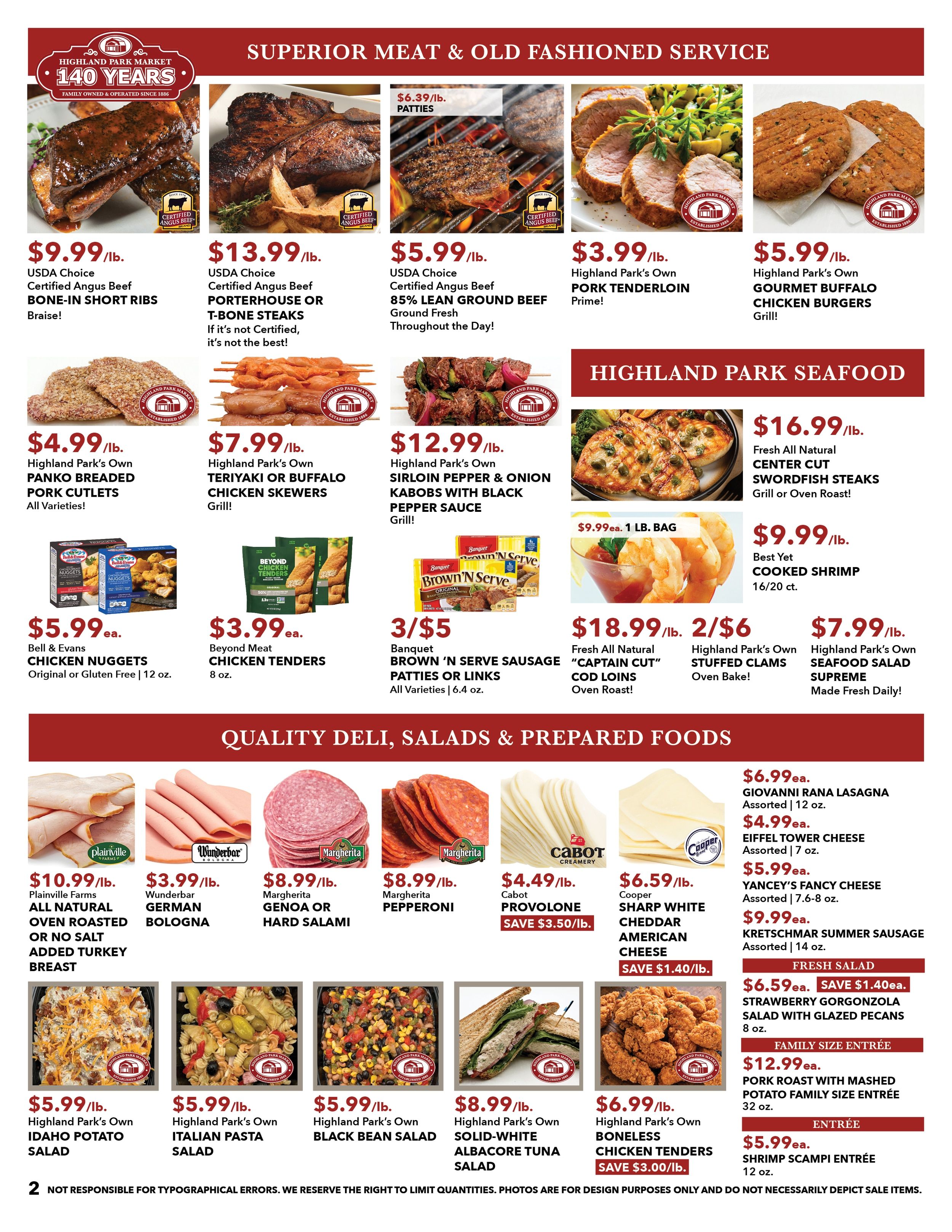 Highland Park Market (Connecticut) Weekly Ad September 13 - 19, 2026