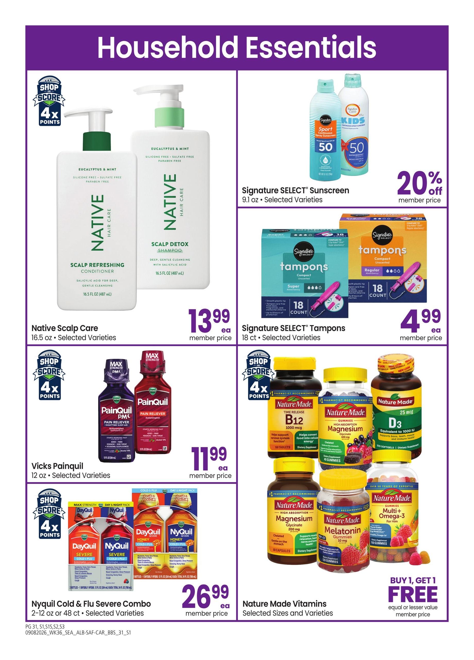 Albertsons (Bellevue-Seattle Area, WA) Big Book of Savings Weekly Ad September 8 - October 4, 2026