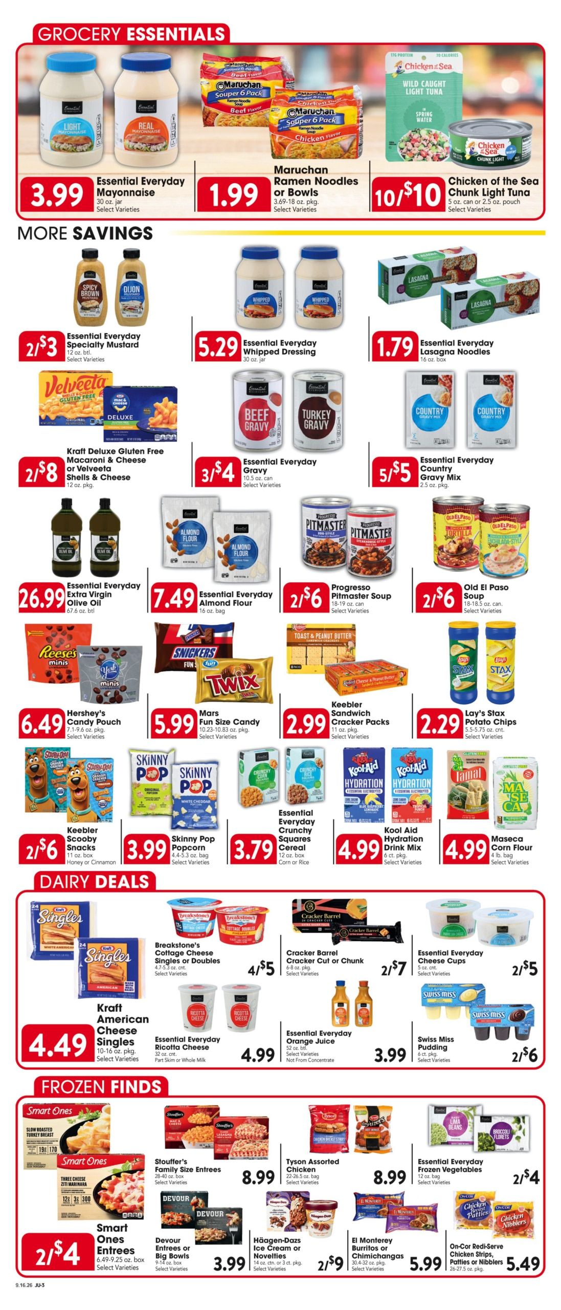 Trout's Jubilee Foods Weekly Ad September 16 - 22, 2026