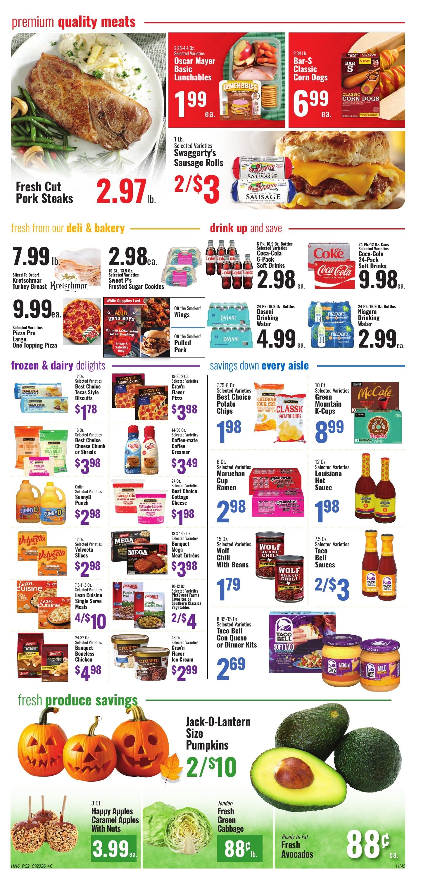 Hays Family Grocery Weekly Ad September 23 - 29, 2026