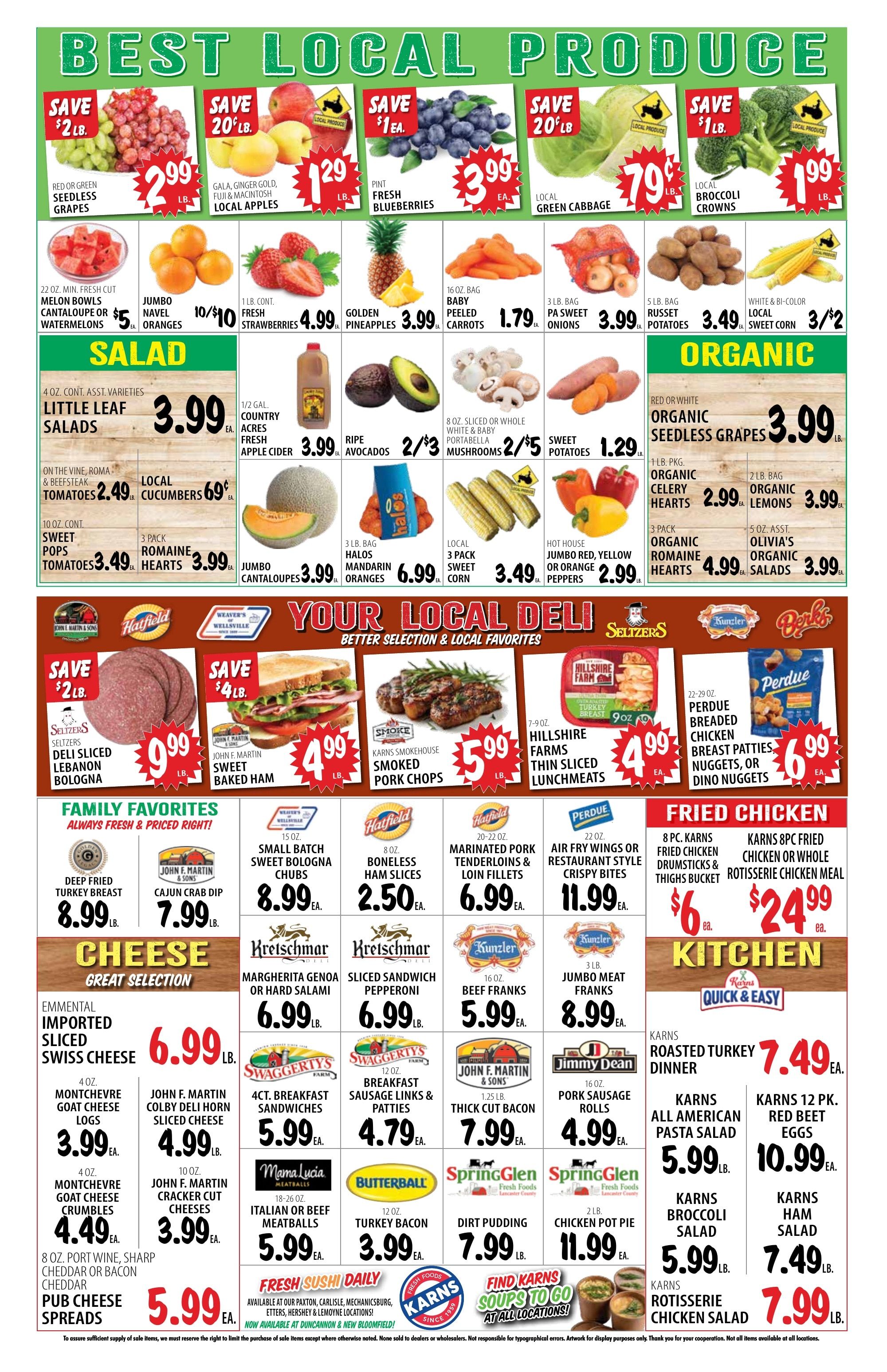 Karns Foods Weekly Ad September 14 - 21, 2026