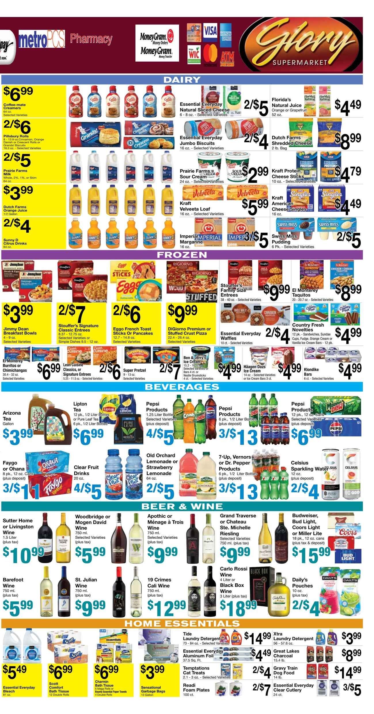 Glory Supermarket (8000 West Outer Drive, Detroit, MI) Weekly Ad September 15 - 28, 2026