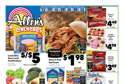 Allen's Food Mart Weekly Ad September 16 - 22, 2026