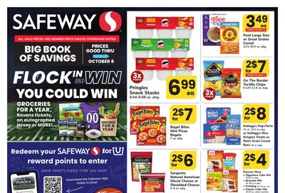 Safeway (Washington Area, DC) Big Book of Savings Weekly Ad September 11 - October 8, 2026