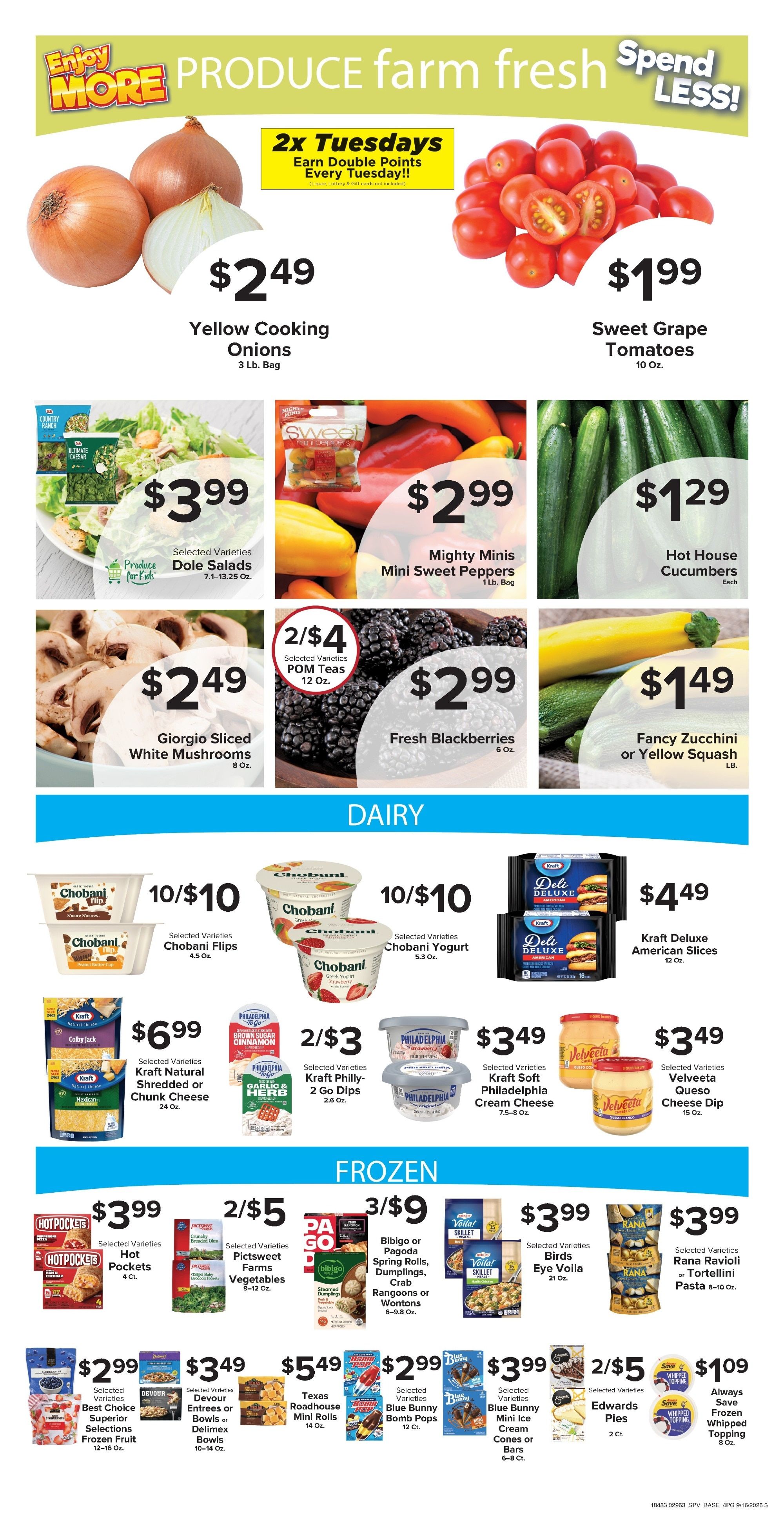 Your Country Mart Weekly Ad September 16 - 22, 2026