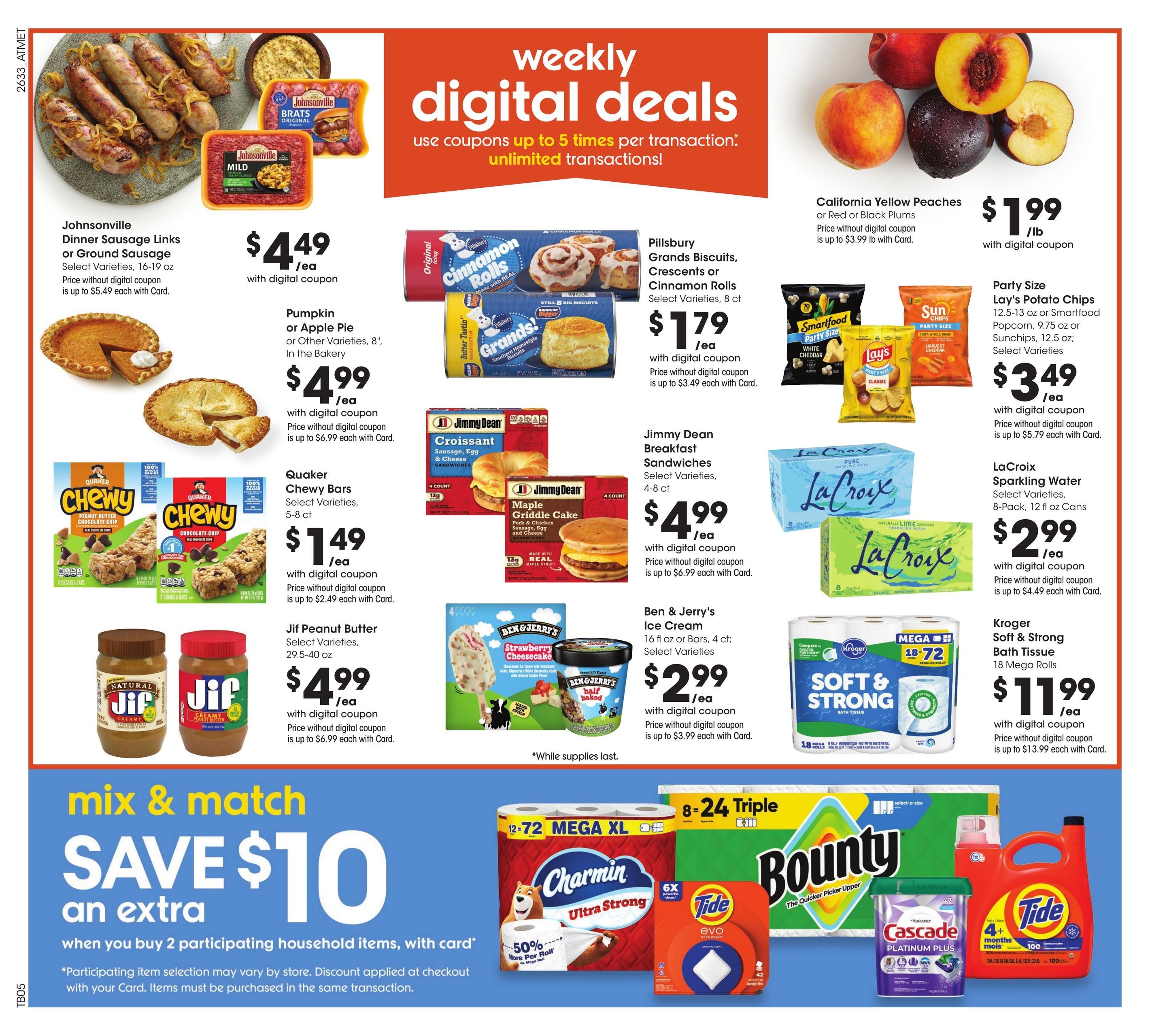 Kroger (Wedowee Area, AL) Weekly Ad September 16 - 22, 2026
