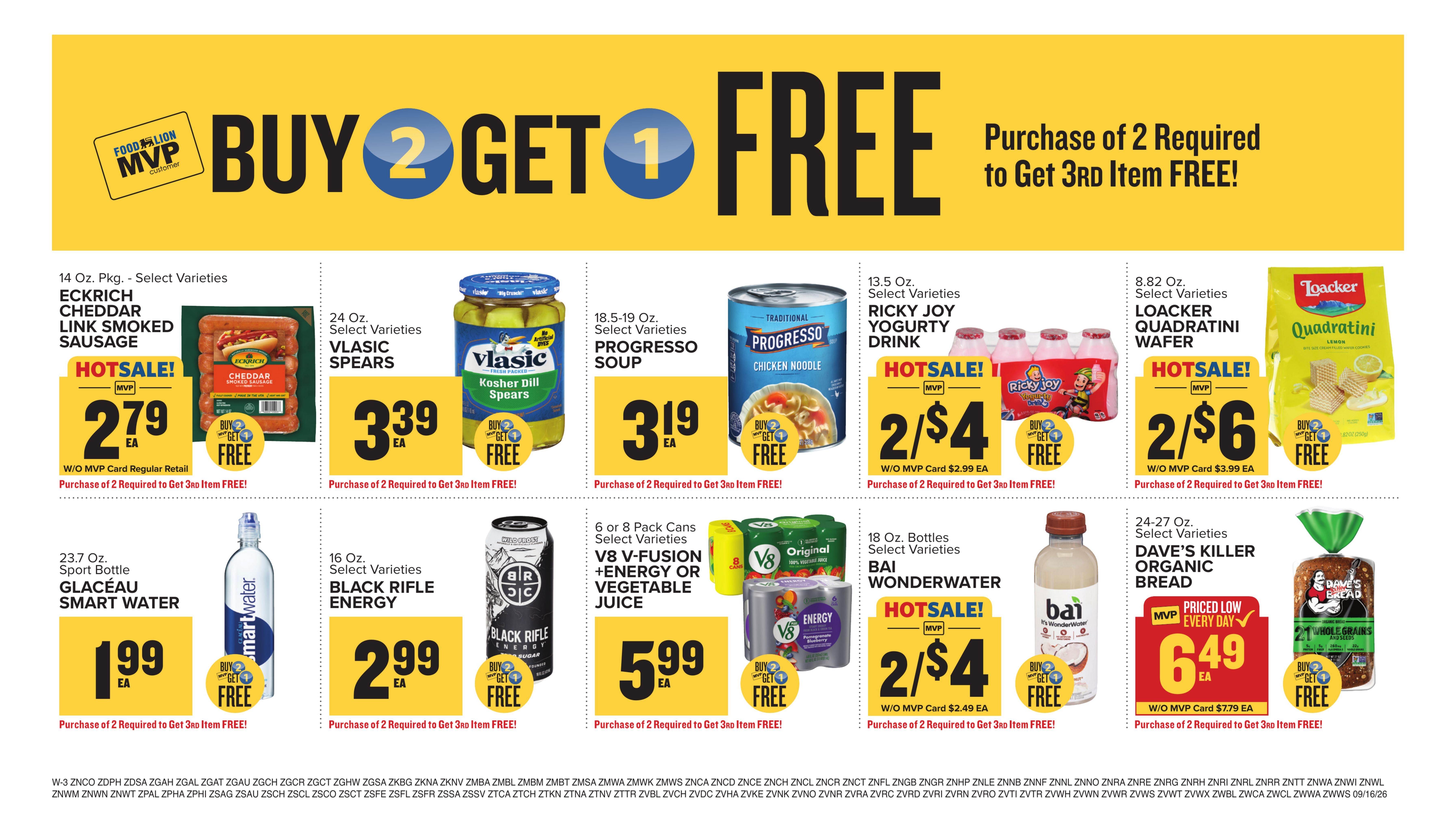 Food Lion (Chattanooga Area, TN) Weekly Ad September 16 - 22, 2026