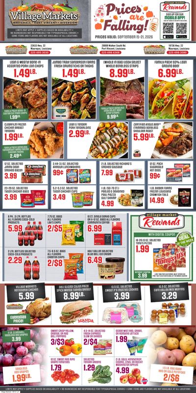 Village Markets Weekly Ad September 15 - 21, 2026
