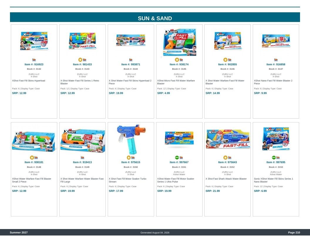 Imperial Distributors Spring Summer Show Catalog Weekly Ad August 1, 2026 - December 31, 2027