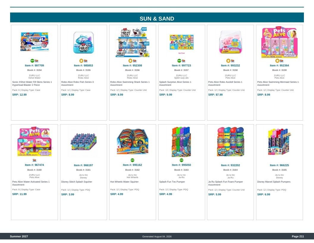 Imperial Distributors Spring Summer Show Catalog Weekly Ad August 1, 2026 - December 31, 2027