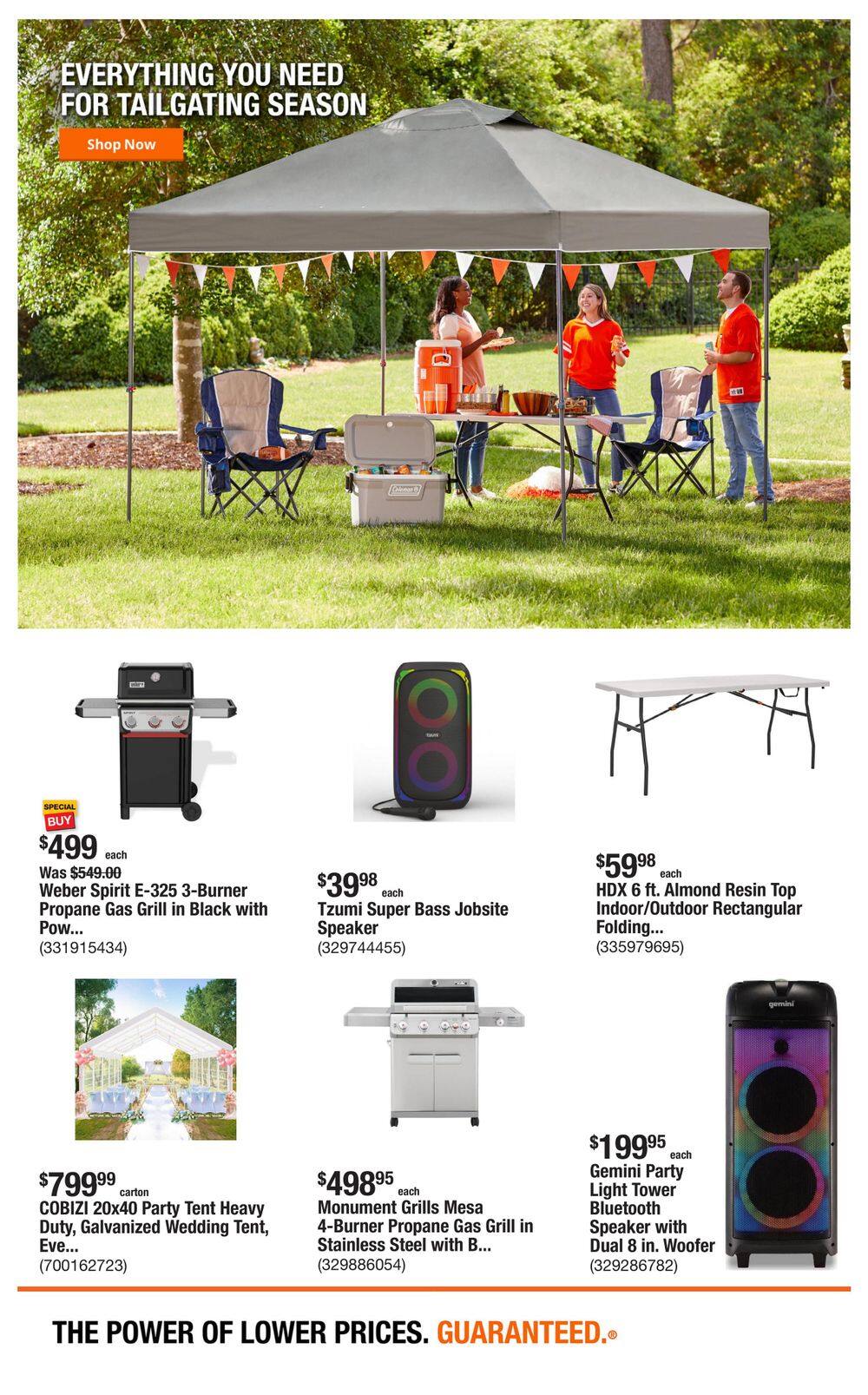 Home Depot (Allons Area, TN) Weekly Ad September 10 - 24, 2026