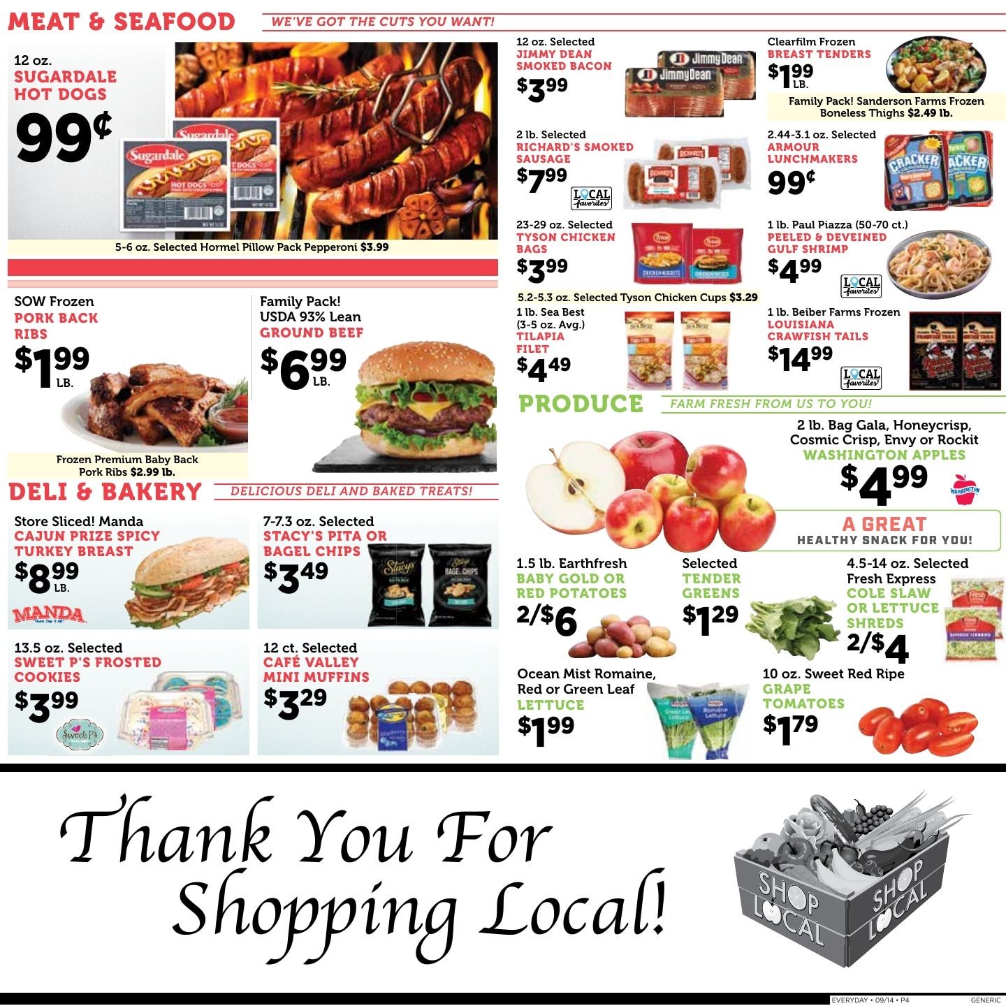 The Big Store Weekly Ad September 15 - 21, 2026