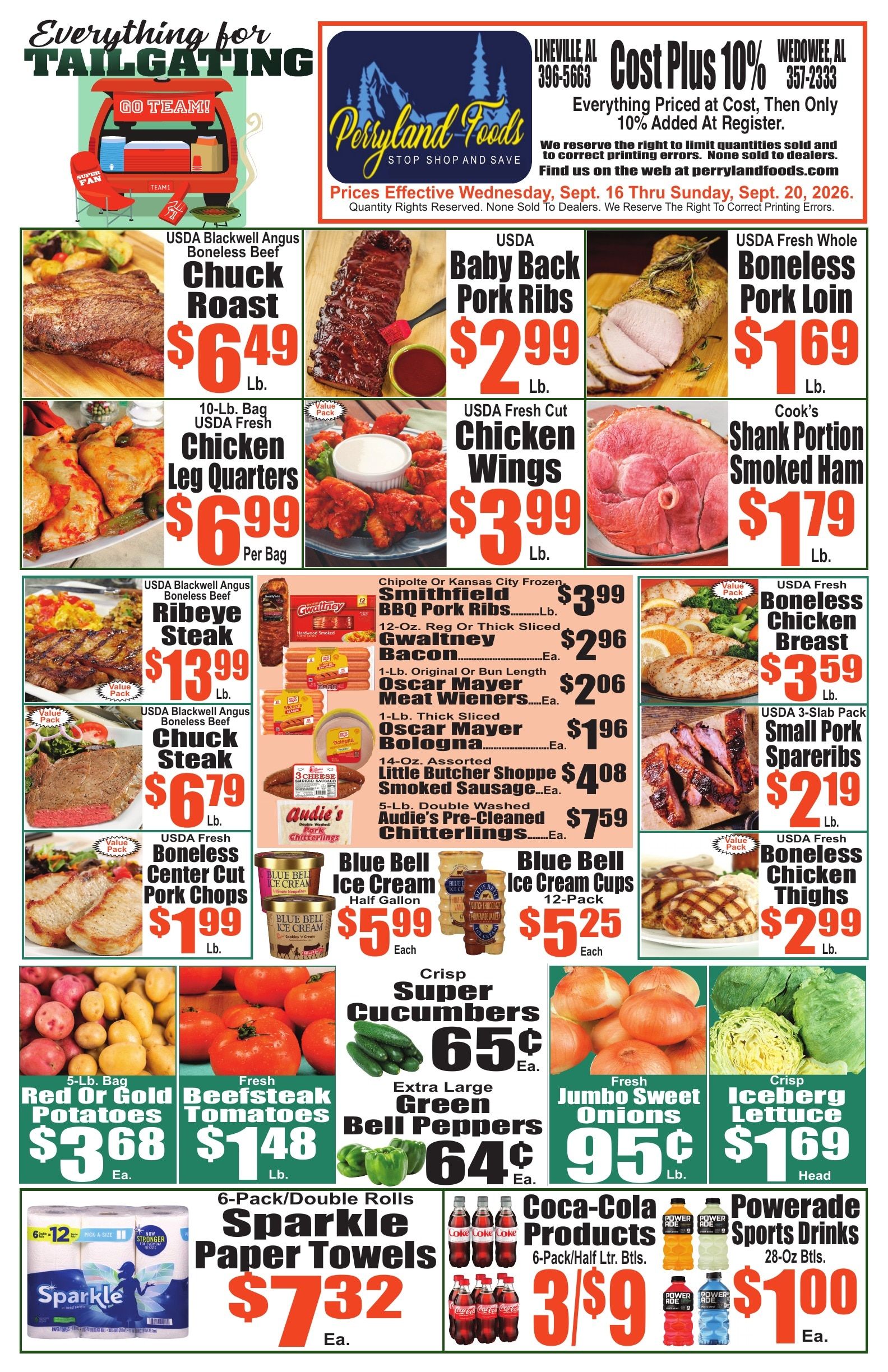Perryland Foods Weekly Ad September 16 - 20, 2026