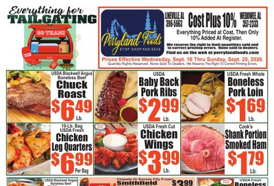 Perryland Foods Weekly Ad September 16 - 20, 2026
