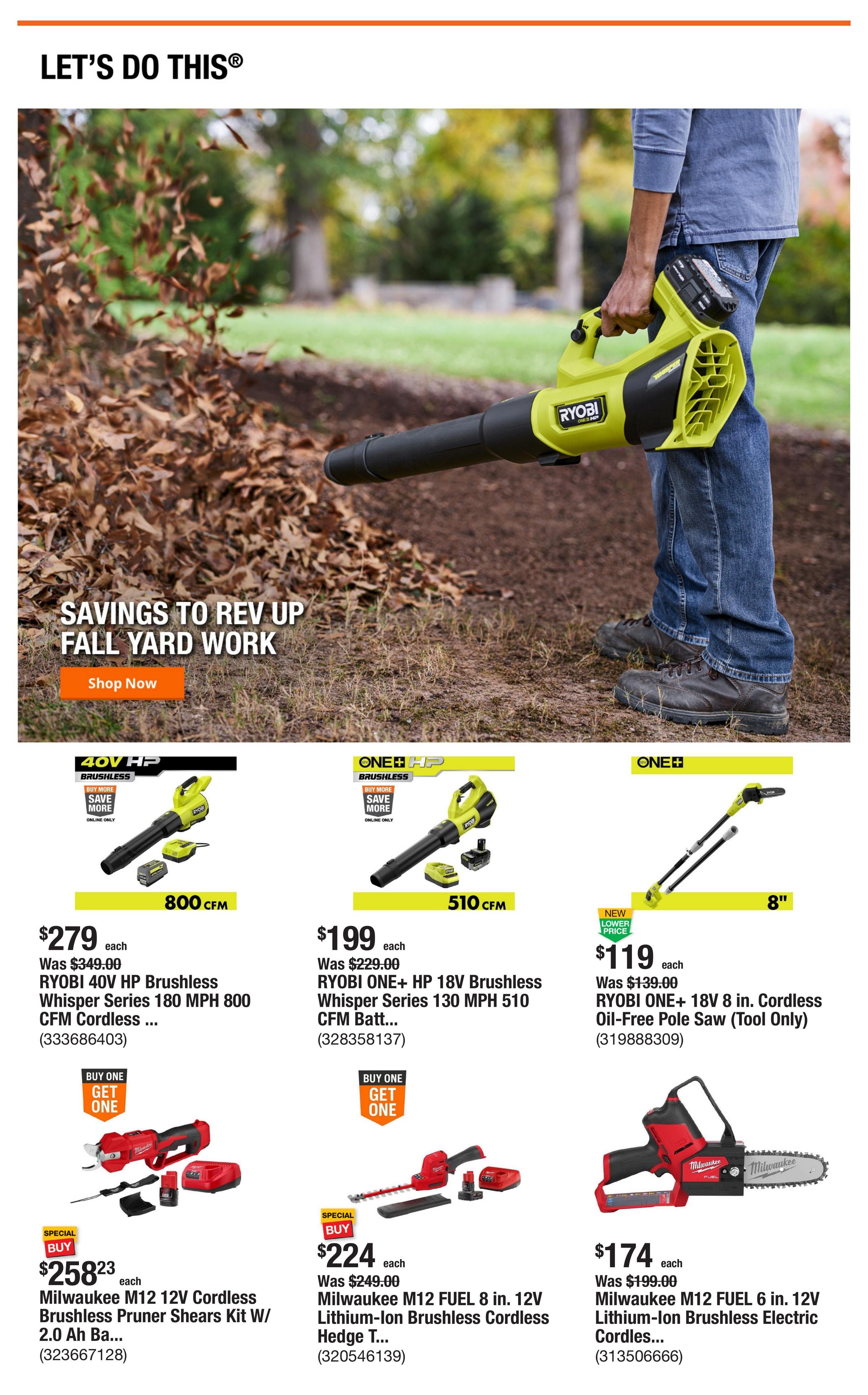 Home Depot (Columbus-Jobstown Area, NJ) Weekly Ad September 10 - 24, 2026