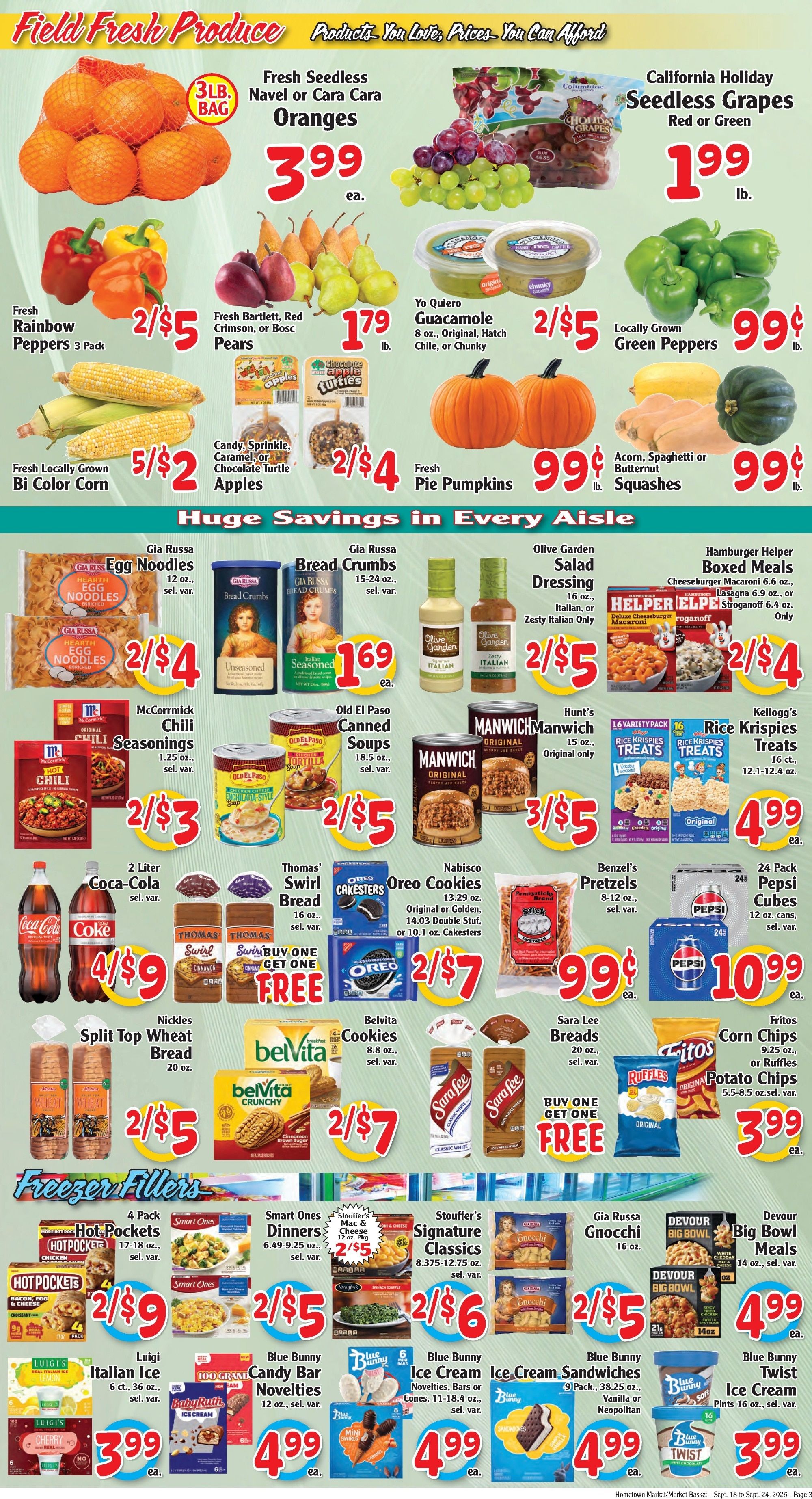 Market Basket Pennsylvania Weekly Ad September 18 - 24, 2026