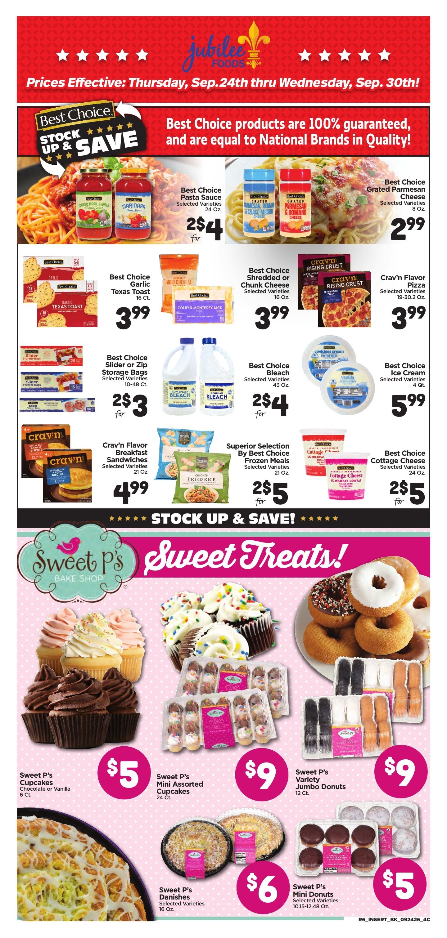 Jubilee Foods Pearl River Weekly Ad September 24 - 30, 2026