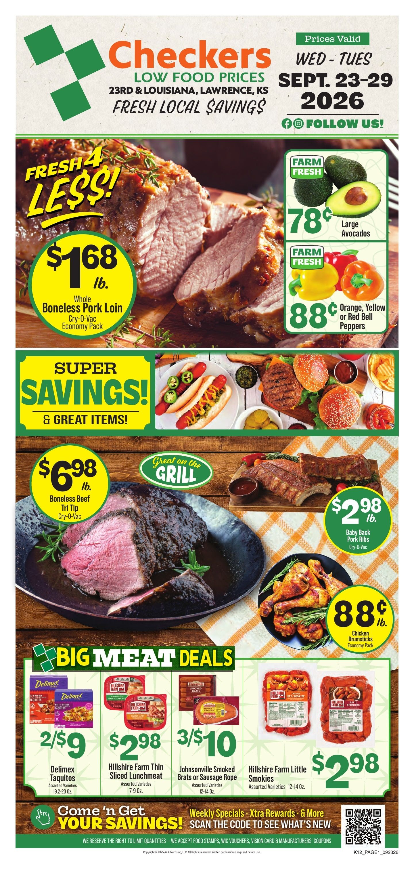 Checkers Foods Weekly Ad September 23 - 29, 2026