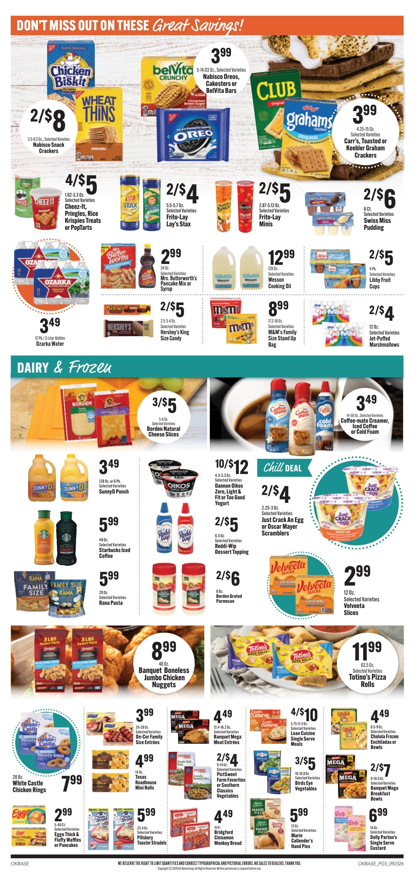 Rehkopf's Family Foods Weekly Ad September 23 - 29, 2026