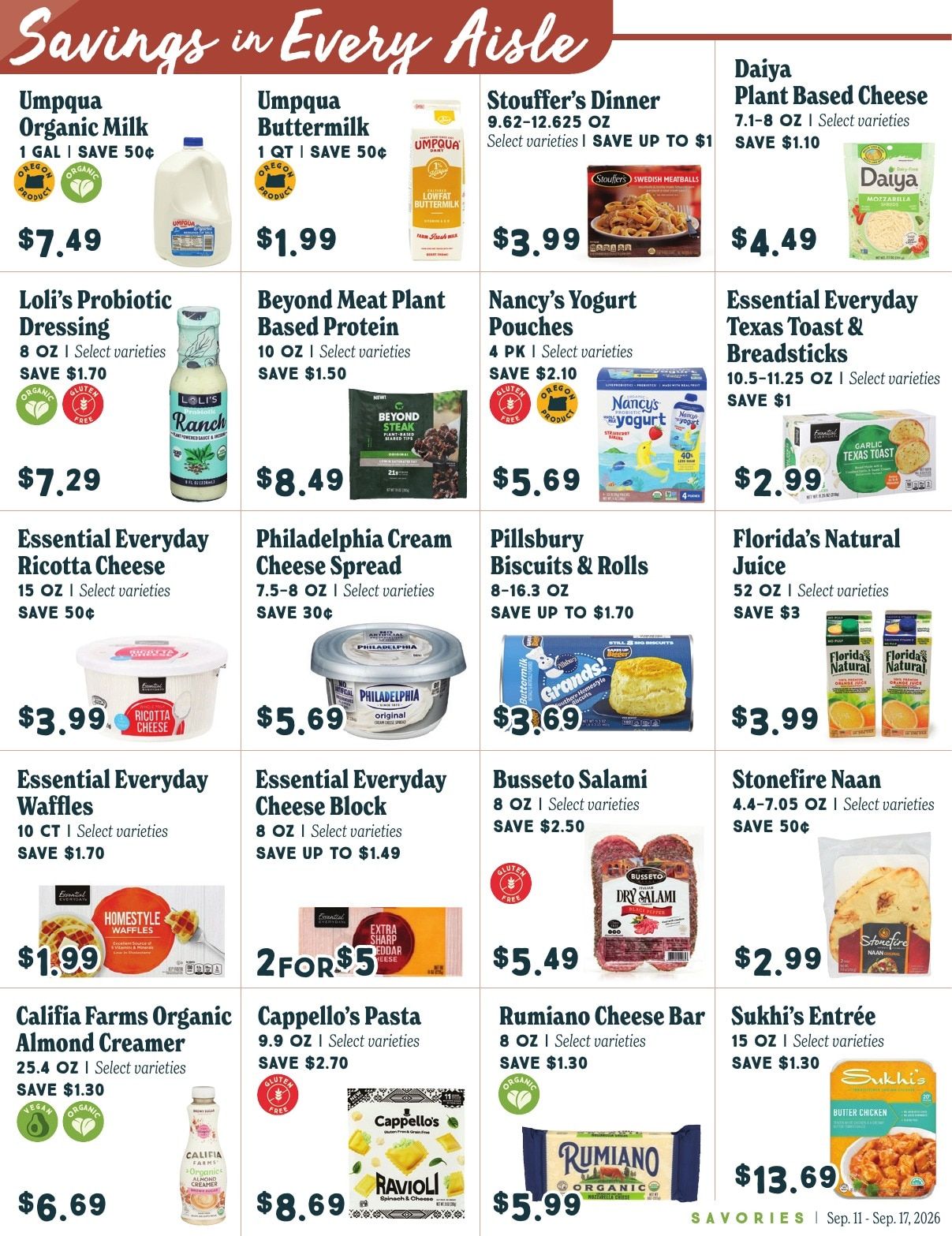Market of Choice Weekly Specials Weekly Ad September 11 - 17, 2026