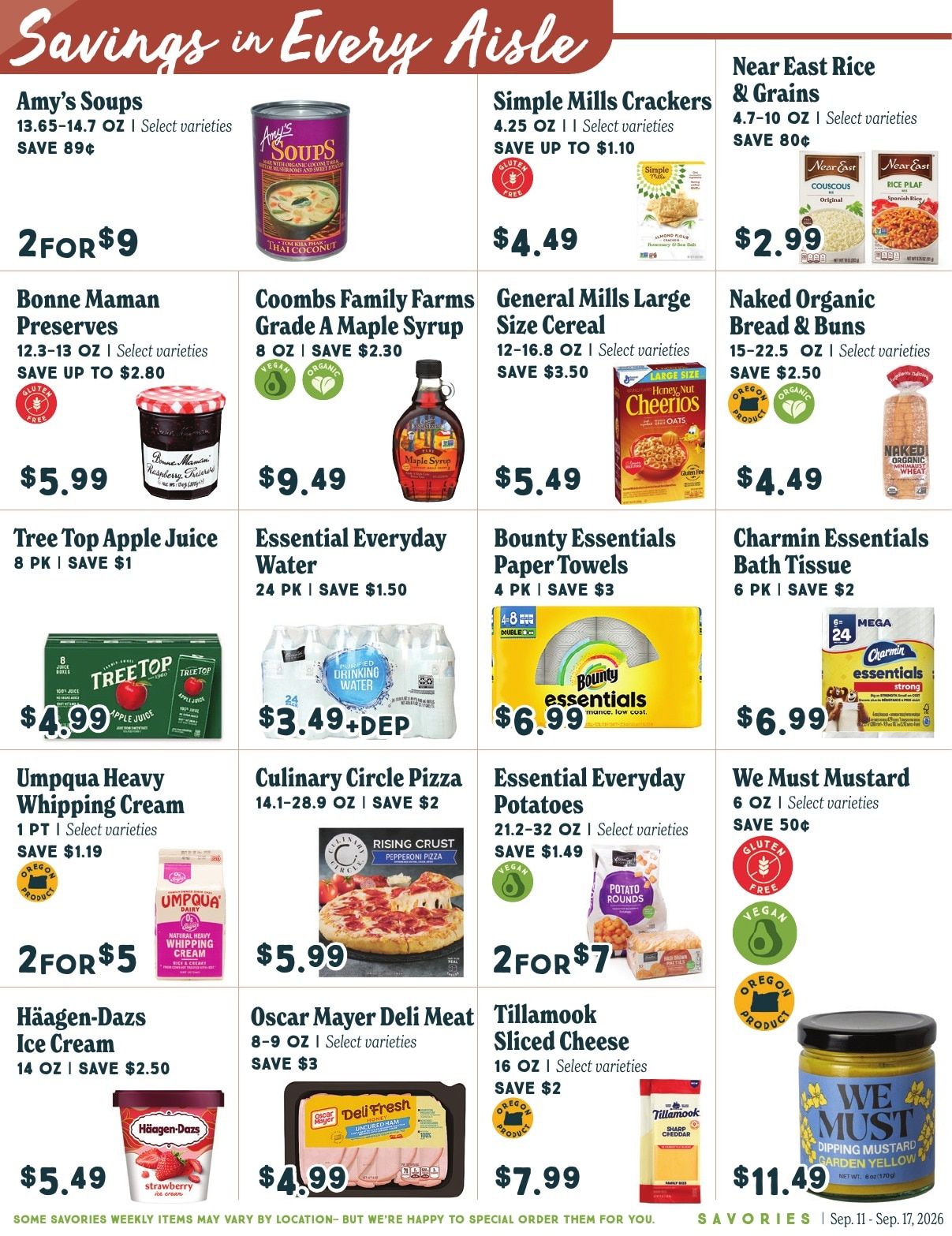 Market of Choice Weekly Specials Weekly Ad September 11 - 17, 2026
