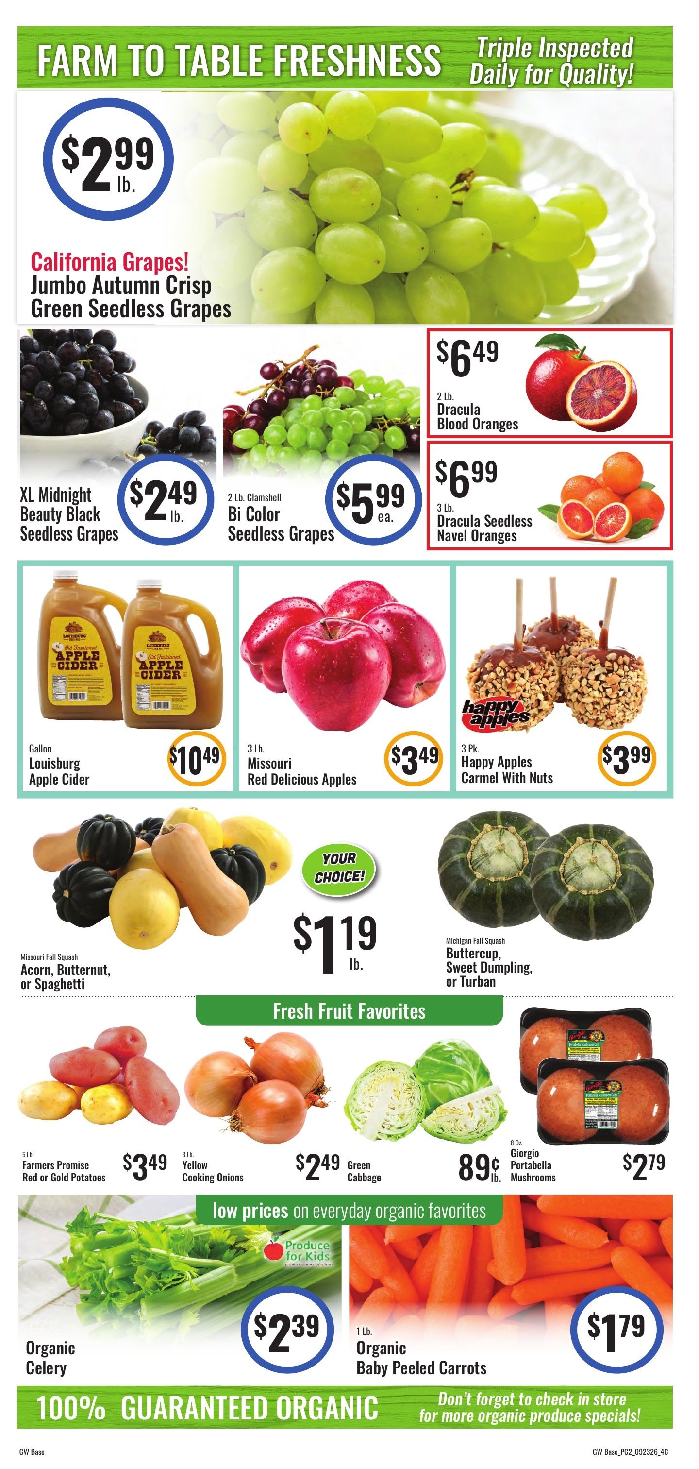 Hudson's Super Market Weekly Ad September 22 - October 5, 2026