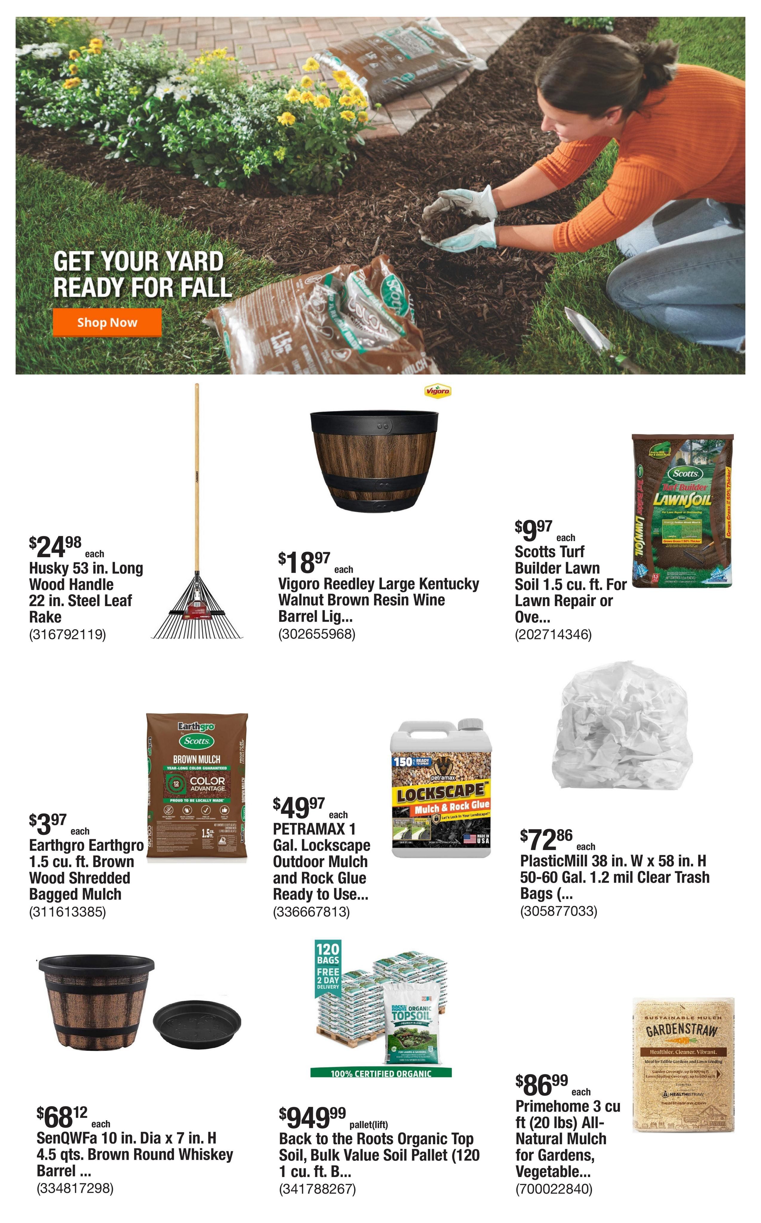 Home Depot (Los Angeles Area, CA) Weekly Ad September 10 - 24, 2026
