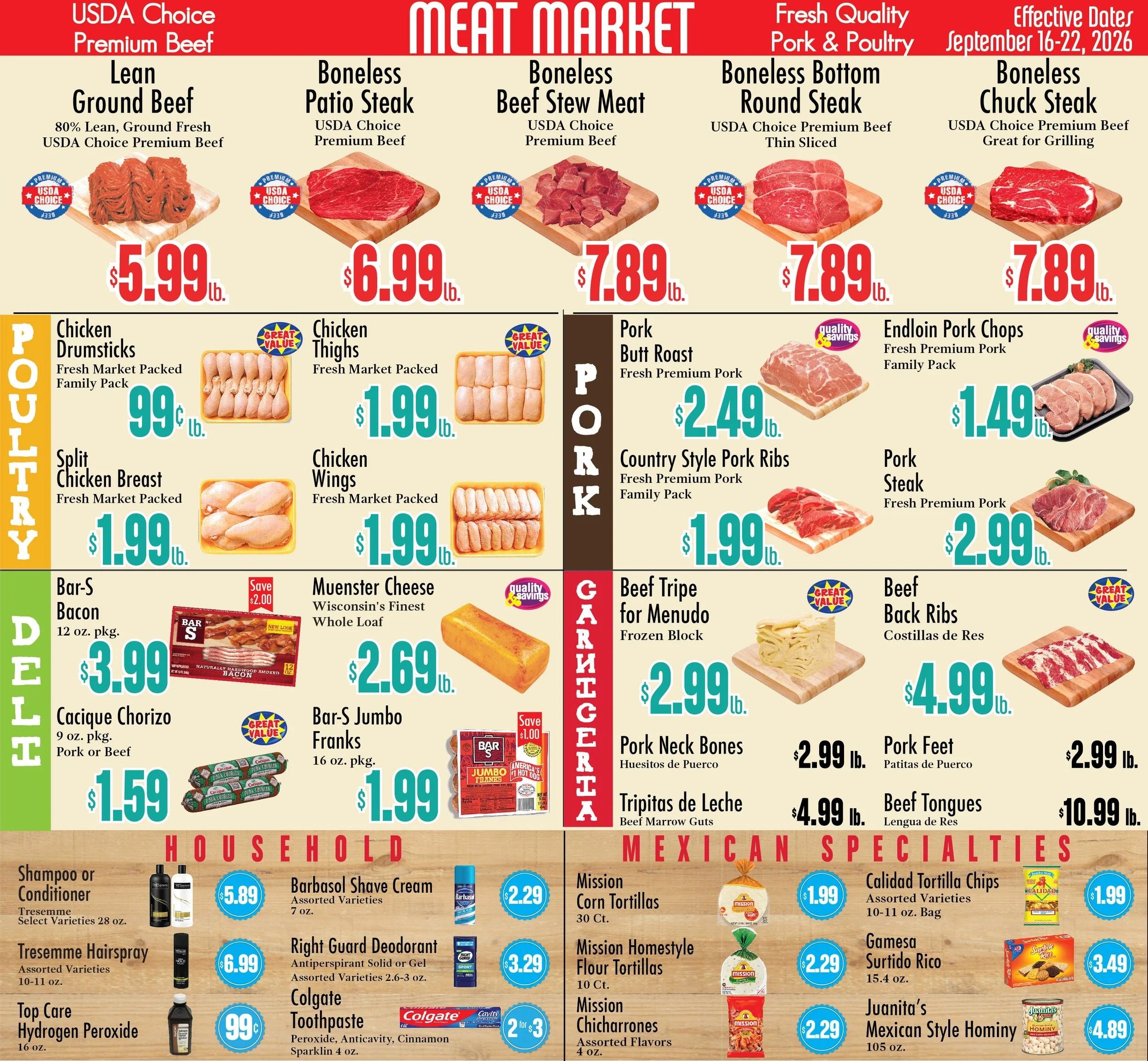Food City El Paso Weekly Ad September 16 - 22, 2026