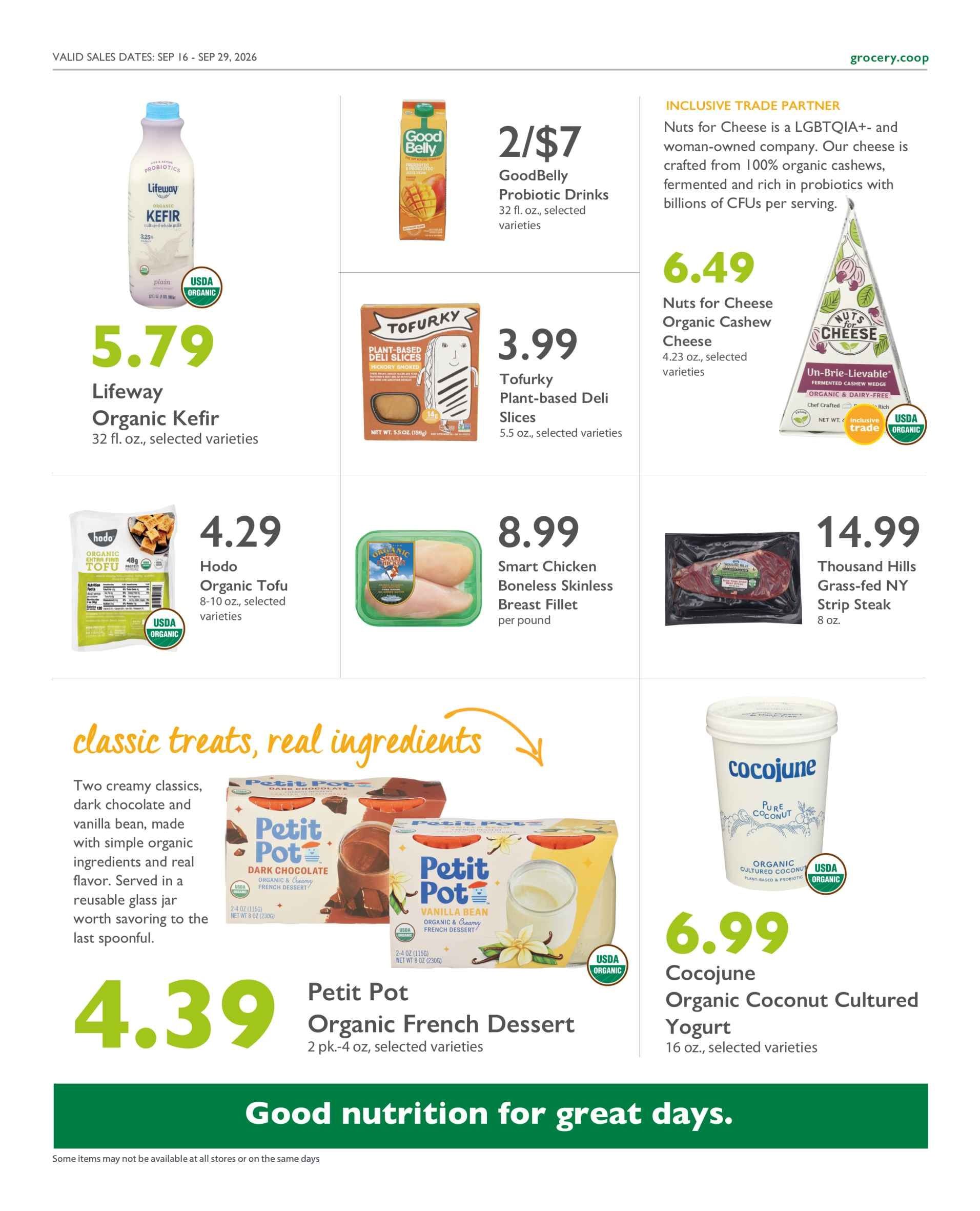 Astoria Co-op Co-op Deals Weekly Ad September 16 - 29, 2026