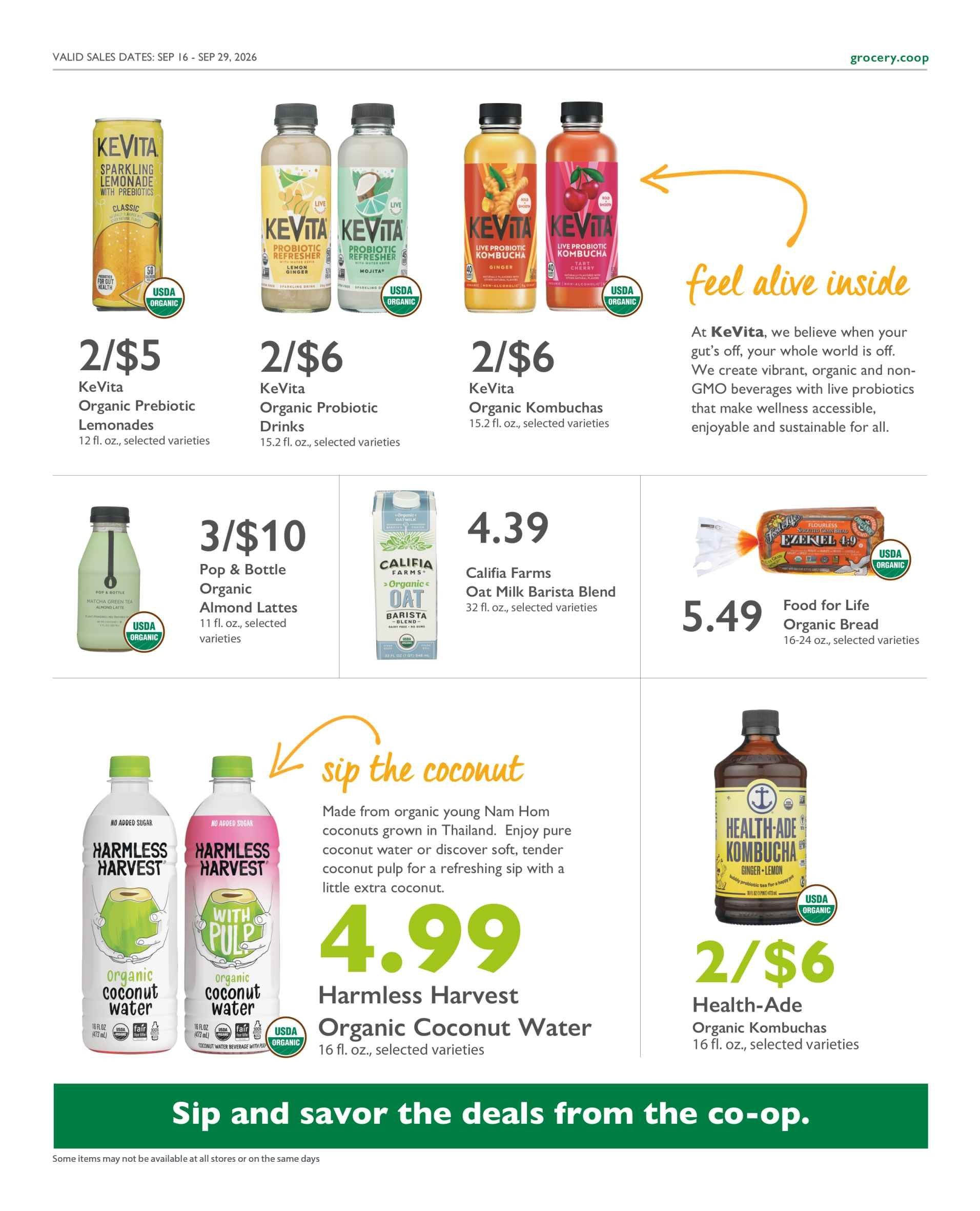 Astoria Co-op Co-op Deals Weekly Ad September 16 - 29, 2026