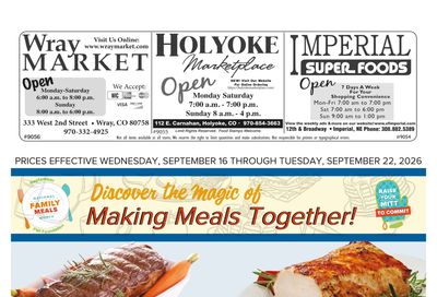 Imperial Superfoods Great Deals This Week! Weekly Ad September 16 - 22, 2026