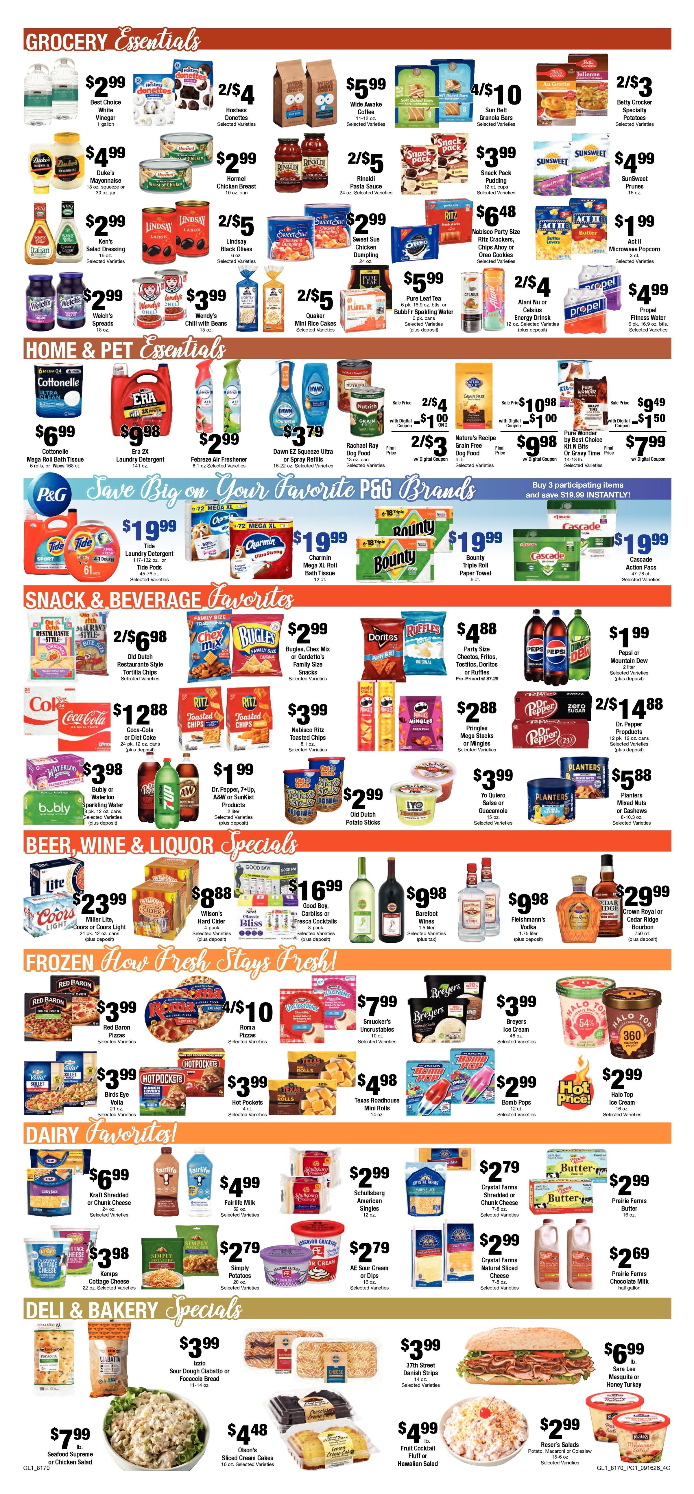 Big G Foods Great Deals This Week! Weekly Ad September 16 - 22, 2026