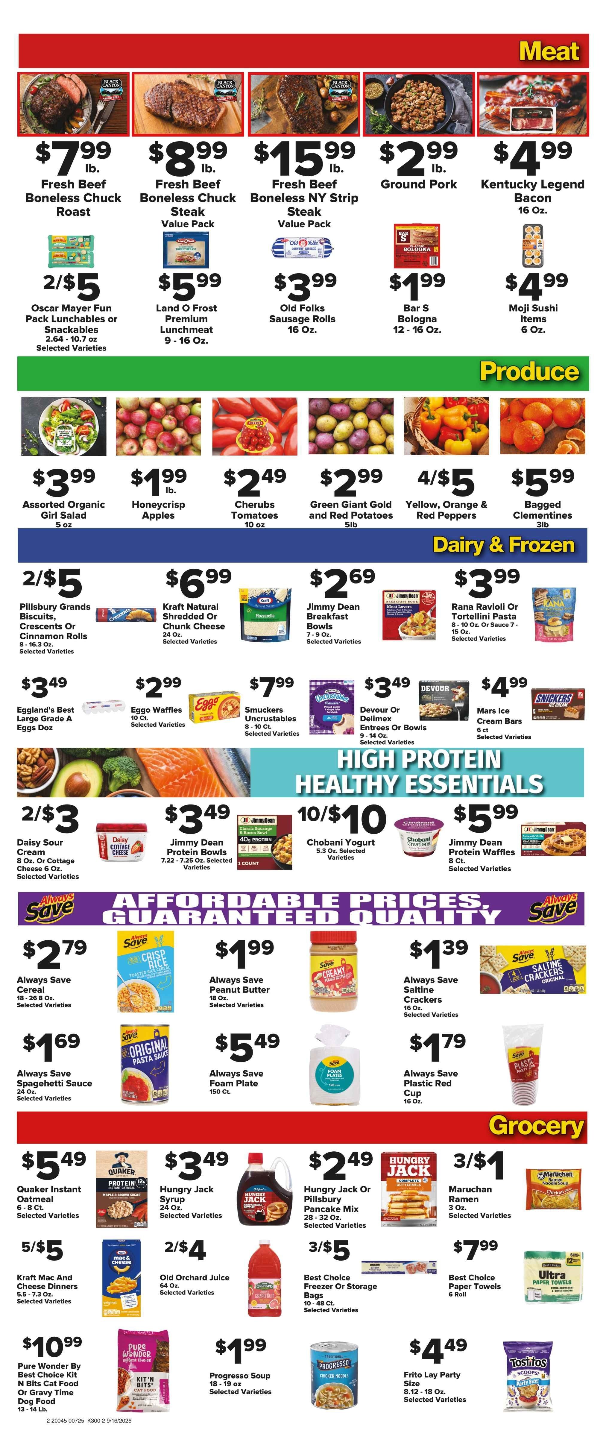 Brothers Market (Grundy Center, IA) Weekly Ad September 16 - 23, 2026