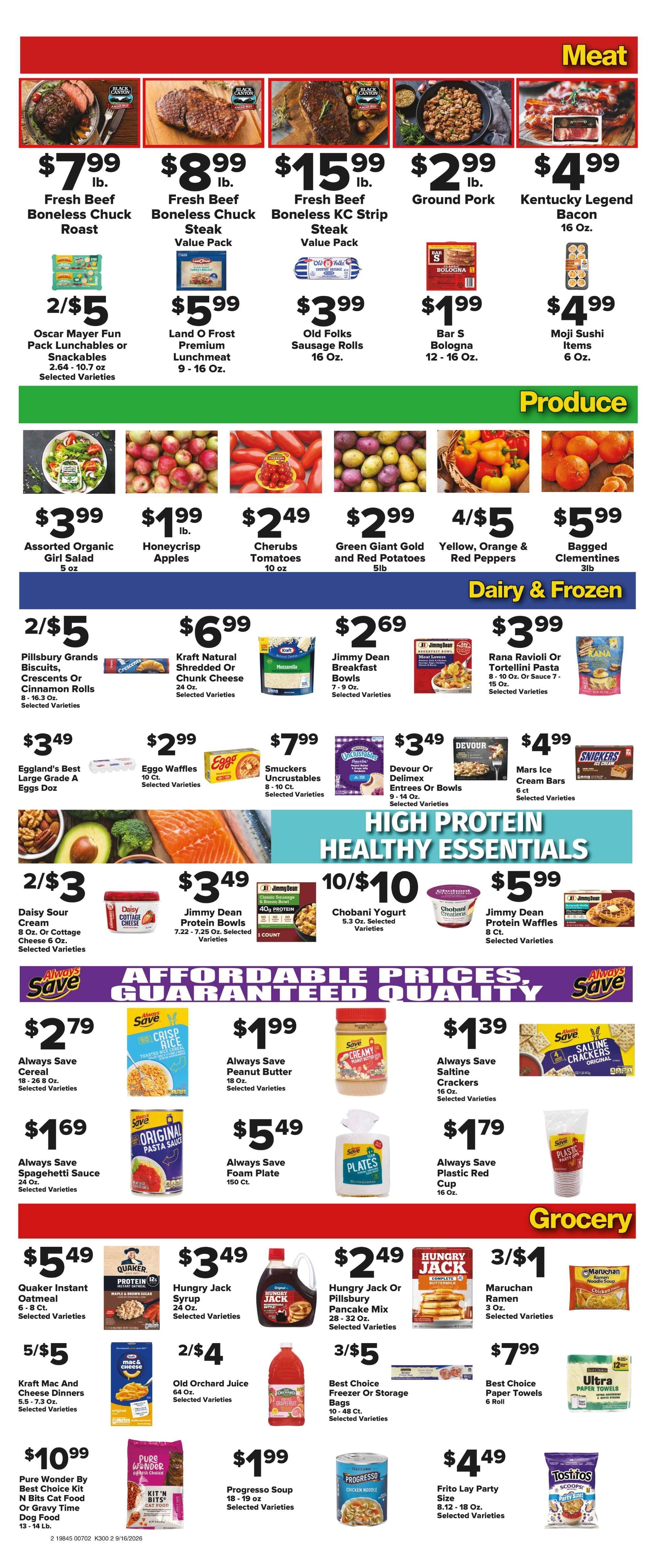 Brothers Market (Bloomfield, IA) Weekly Ad September 16 - 23, 2026