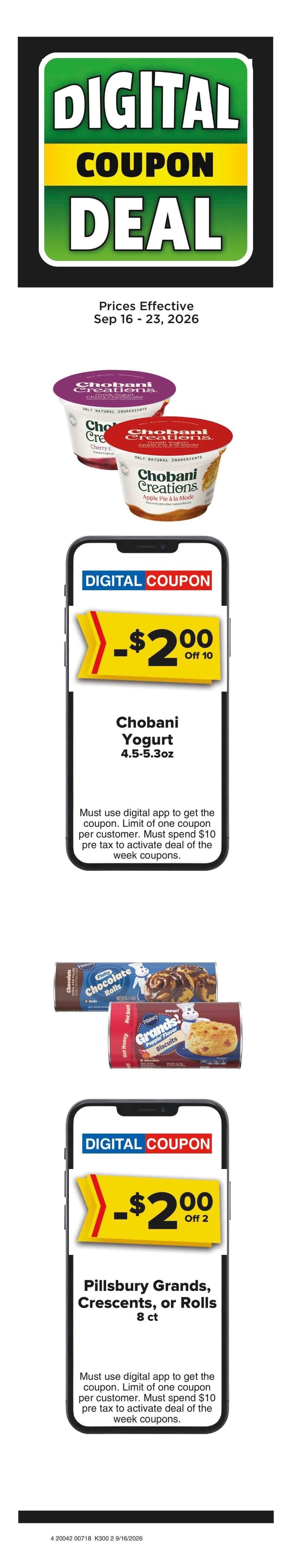 Brothers Market (Cascade, IA) Weekly Ad September 16 - 23, 2026