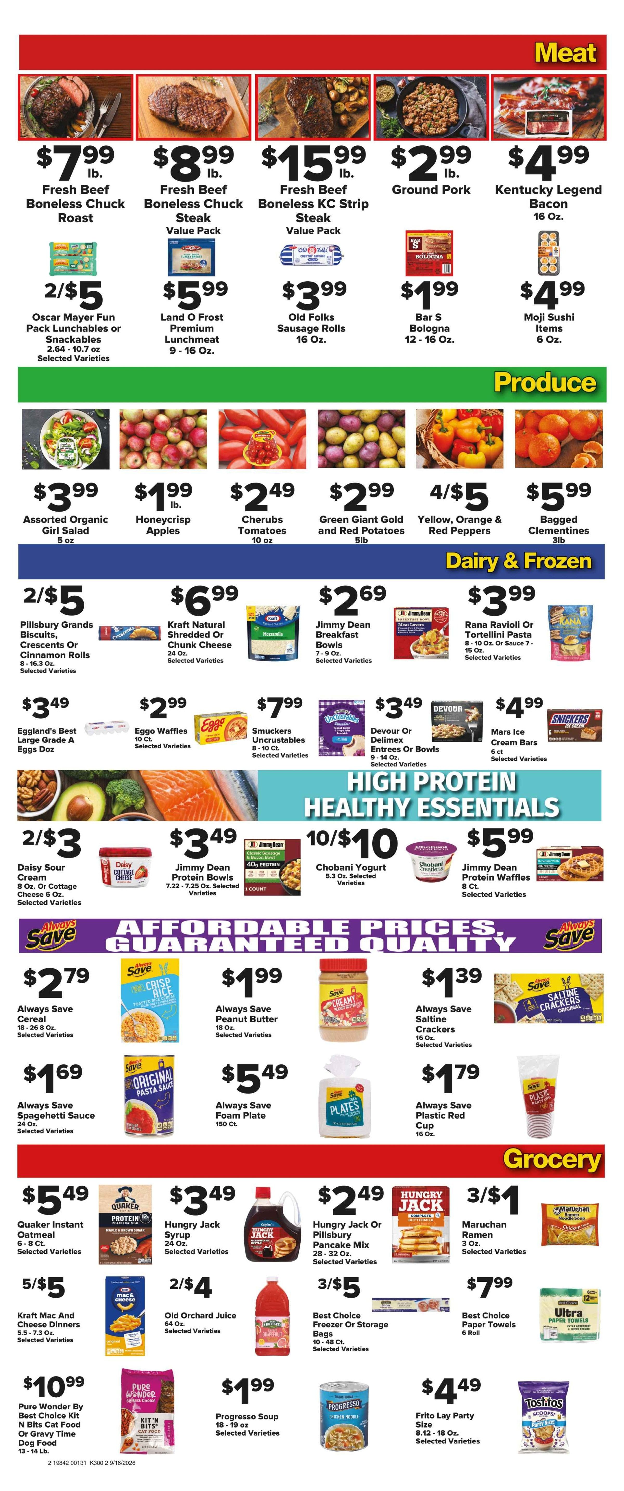 Carney's Supermarket Weekly Ad September 16 - 22, 2026