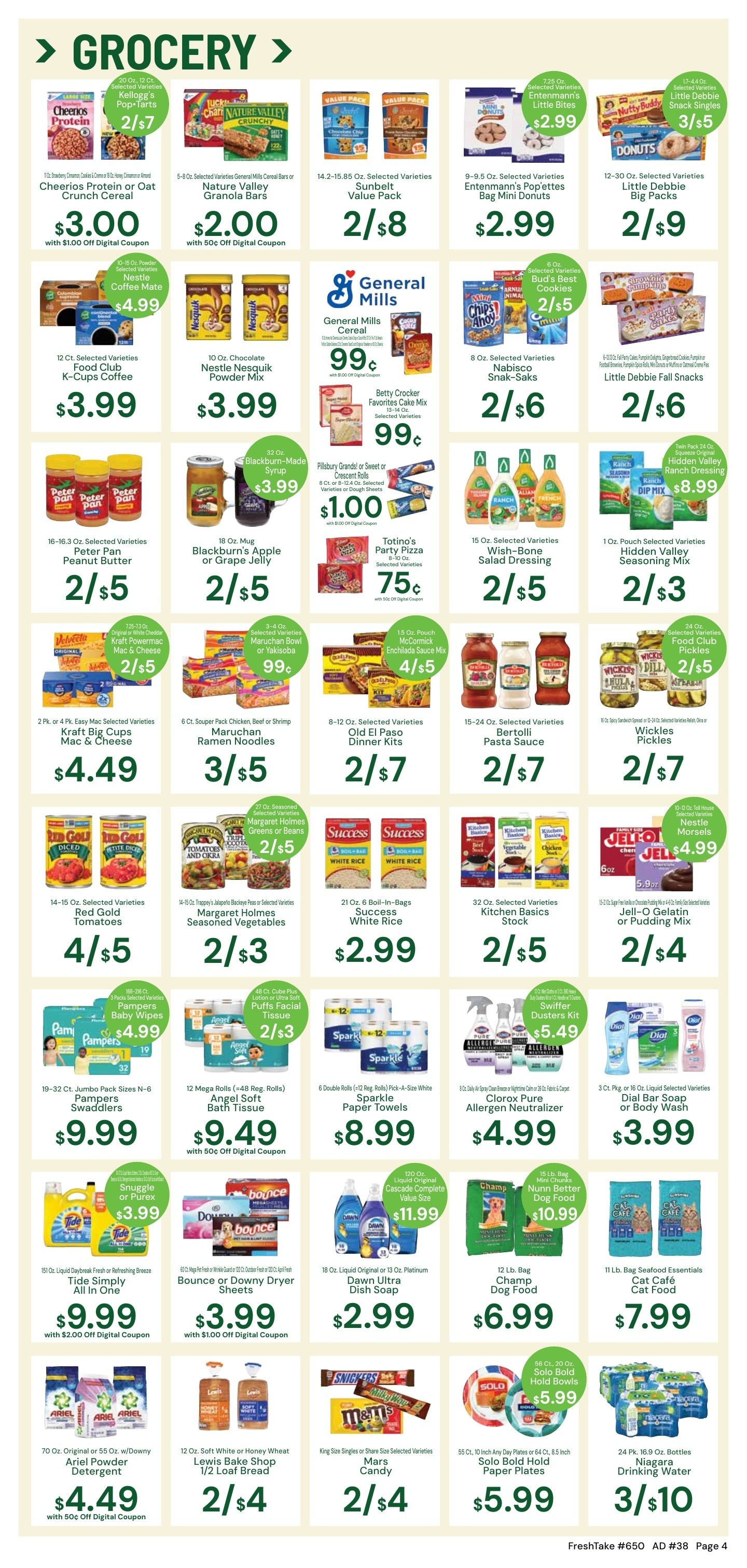 FreshTake Grocery Weekly Ad September 16 - 22, 2026