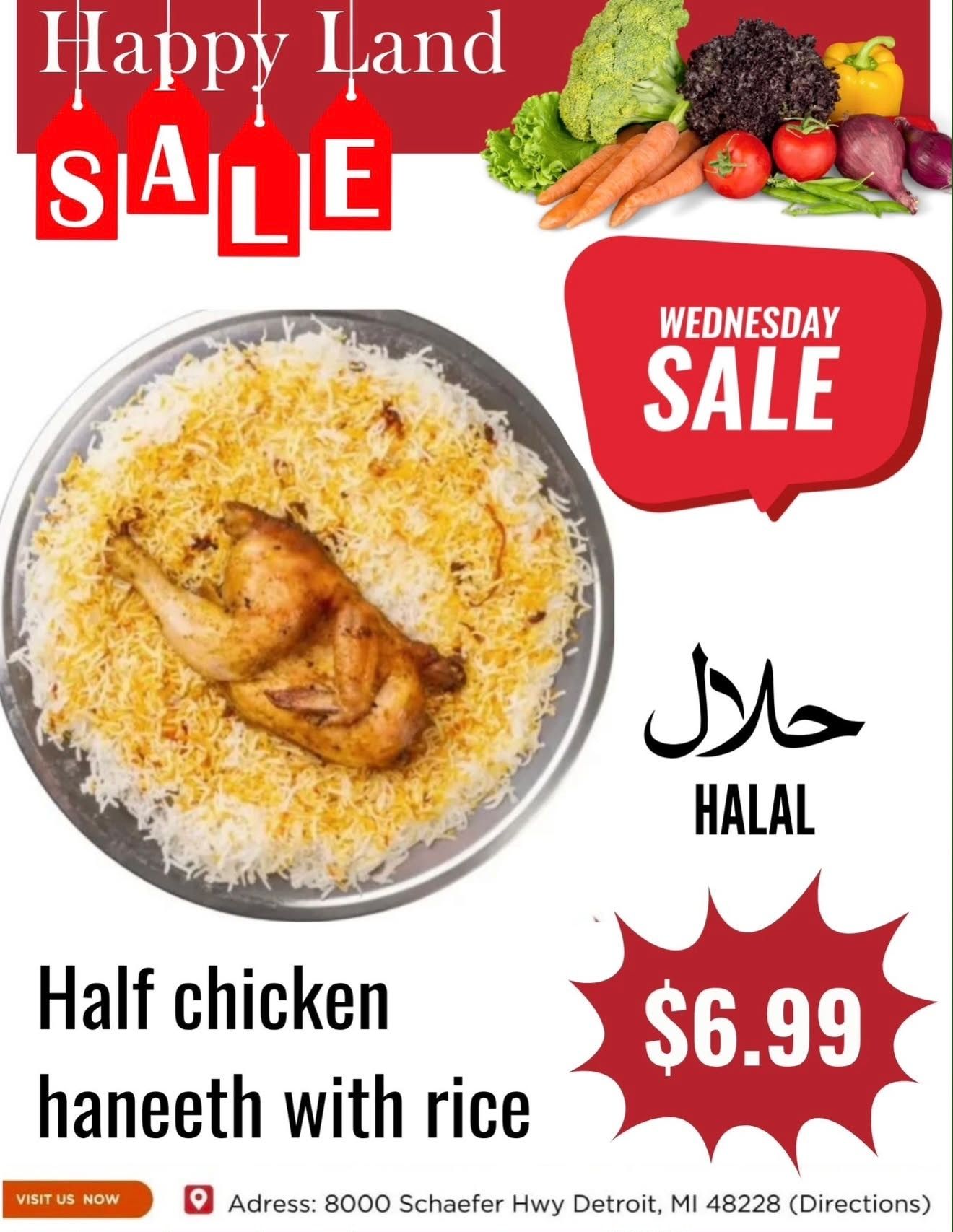 Happy Land Market (8000 Schaefer Highway, Detroit, MI) Weekly Ad September 16 - 16, 2026