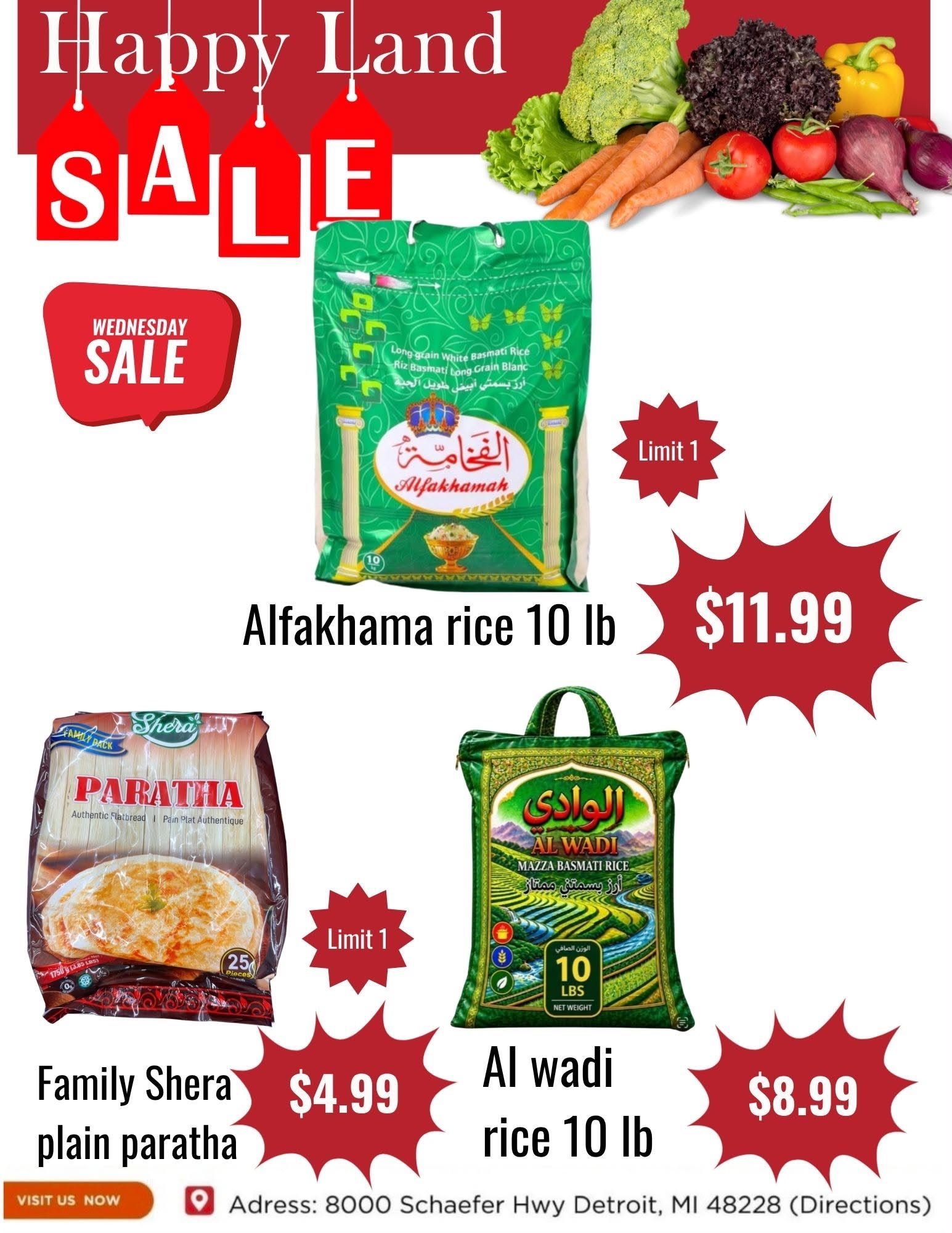 Happy Land Market (8000 Schaefer Highway, Detroit, MI) Weekly Ad September 16 - 16, 2026