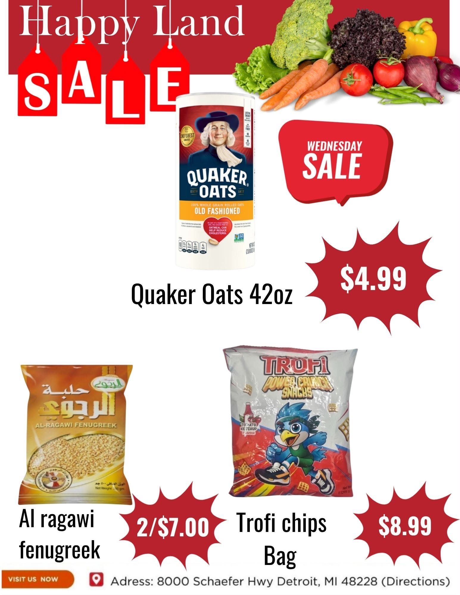 Happy Land Market (8000 Schaefer Highway, Detroit, MI) Weekly Ad September 16 - 16, 2026