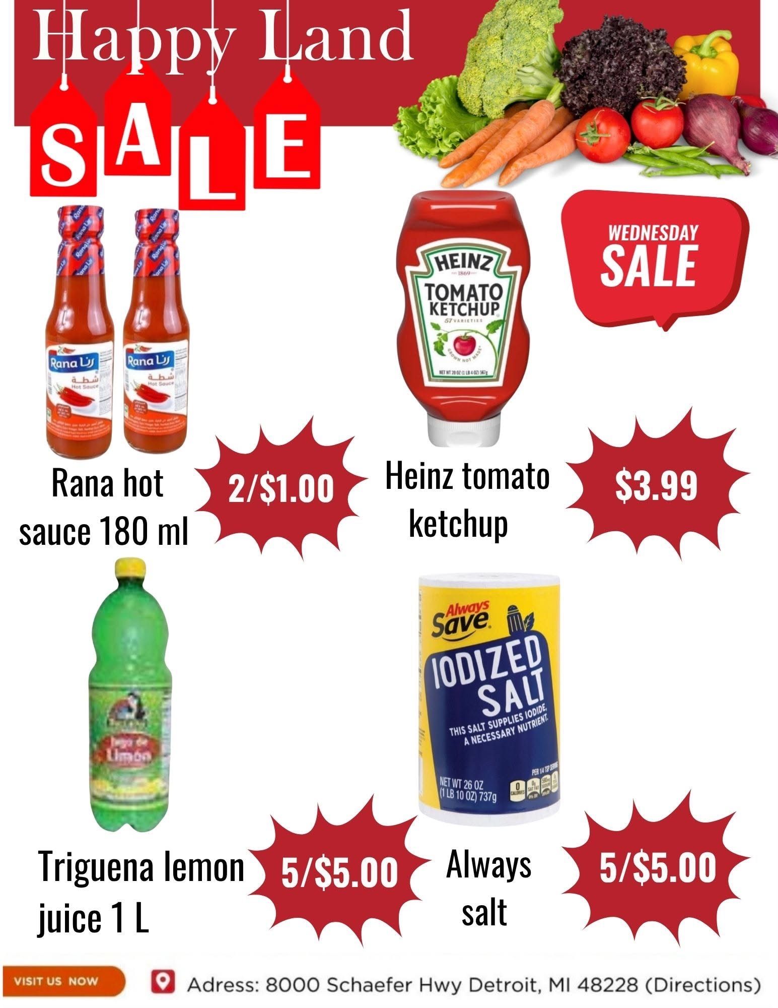 Happy Land Market (8000 Schaefer Highway, Detroit, MI) Weekly Ad September 16 - 16, 2026